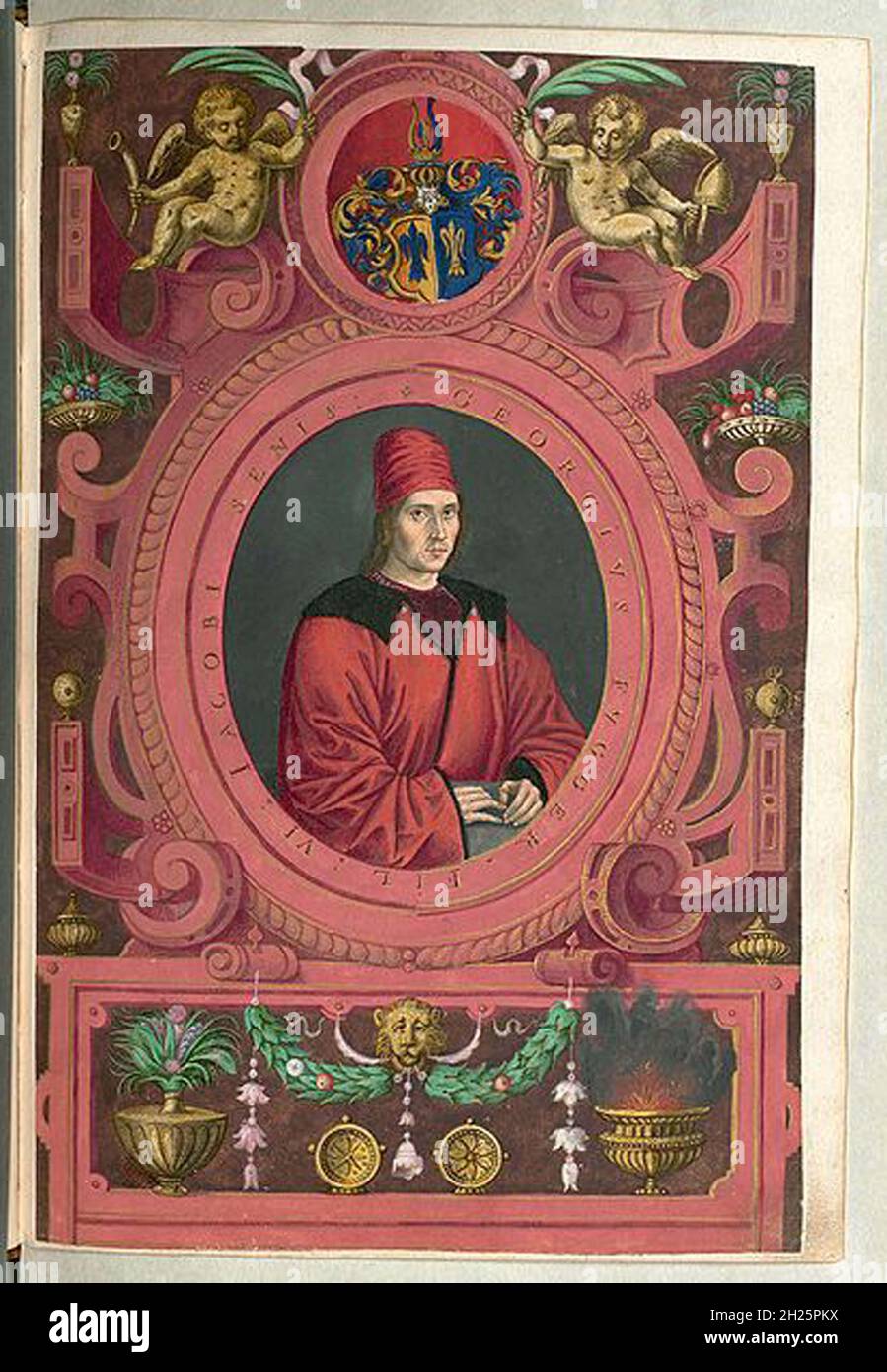 Art Tudor vintage du XVe siècle Banque D'Images