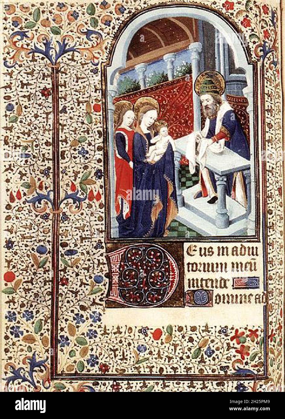 Art Tudor vintage du XVe siècle Banque D'Images