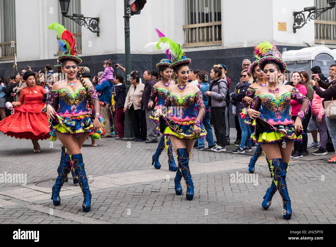 pérou, lima, festival local Banque D'Images