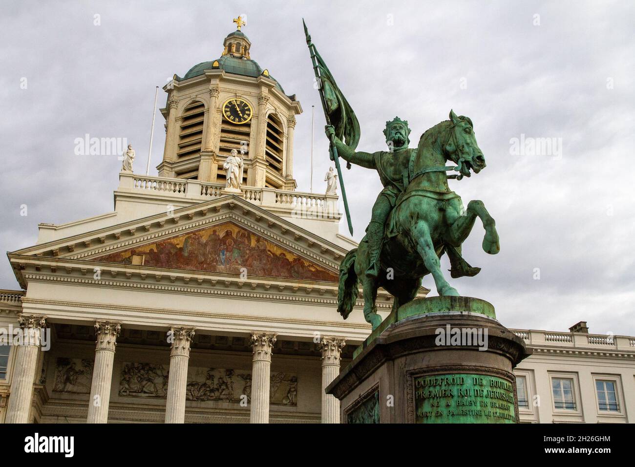 Bruxelles, Belgique, 13 octobre 2021.Le palais était l'un des sièges des souverains de l'Etat de Bourgogne, les Ducs de Bourgogne. Banque D'Images