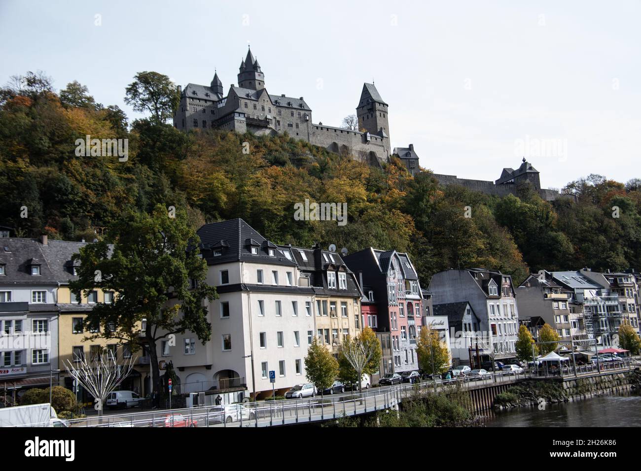 Altena Centre ville sur la Lahn Banque D'Images