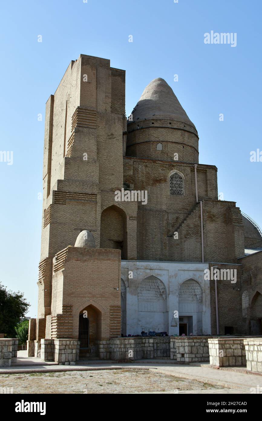 Mausolée de Jahongir, complexe d'Imam Hazrati, Shahrisabz, région de Qashqadaryo, Ouzbékistan,Asie centrale Banque D'Images