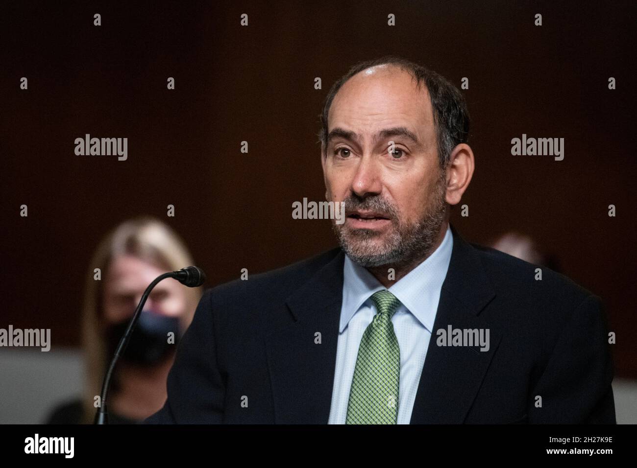 Washington, États-Unis d'Amérique.20 octobre 2021.Jonathan Eric Kaplan comparaît devant une audience du Comité sénatorial des relations étrangères pour sa nomination à titre d'ambassadeur en République de Singapour, dans l'édifice Dirksen du Bureau du Sénat à Washington, DC, le mercredi 20 octobre 2021.Crédit: Rod Lamkey/CNP/Sipa USA crédit: SIPA USA/Alay Live News Banque D'Images