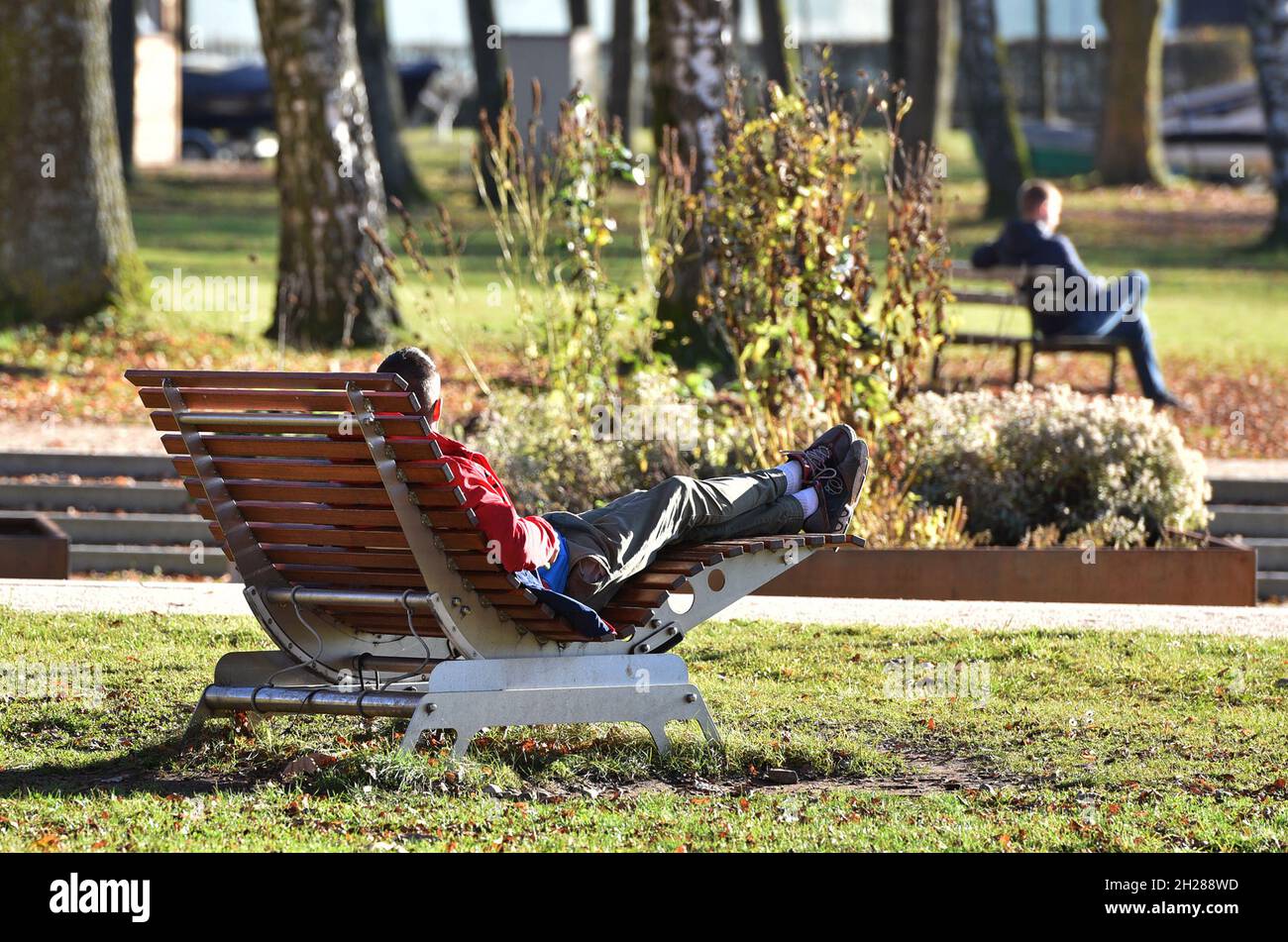 Erholung im Freien im Salzkammergut während des lockdown à Österreich (Europa) - Loisirs de plein air dans le Salzkammergut pendant le lockdown à Aust Banque D'Images
