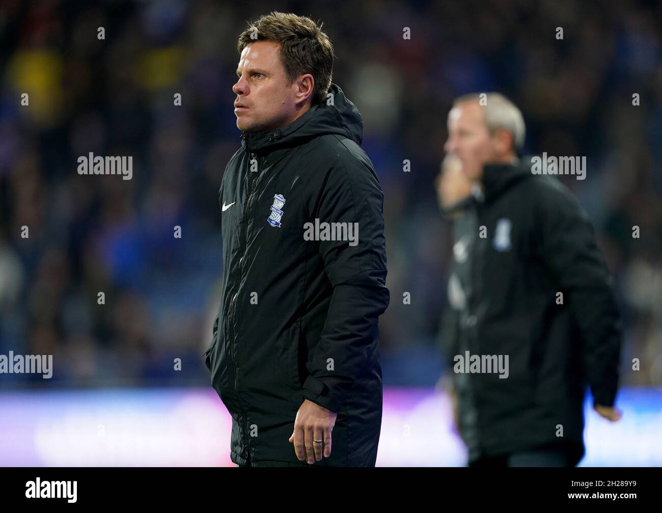 Andy Marshall, gardien de but de Birmingham City, lors du match de championnat Sky Bet au stade John Smith, Huddersfield.Date de la photo: Mercredi 20 octobre 2021. Banque D'Images