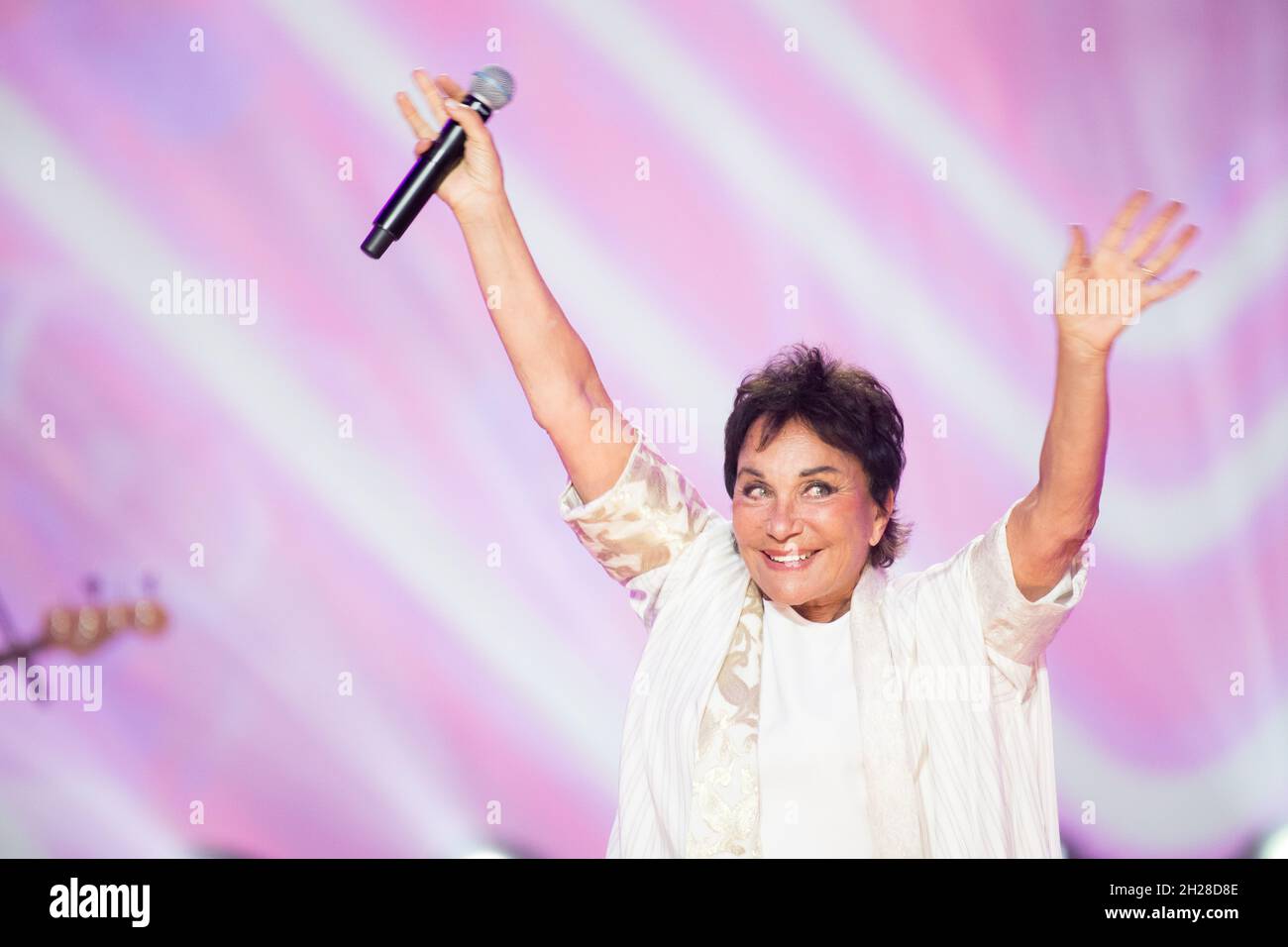 Angela Brambati de Ricchi e Poveri en concert à Gdansk, Pologne.29 août 2021 © Wojciech Strozyk / Alamy stock photo Banque D'Images