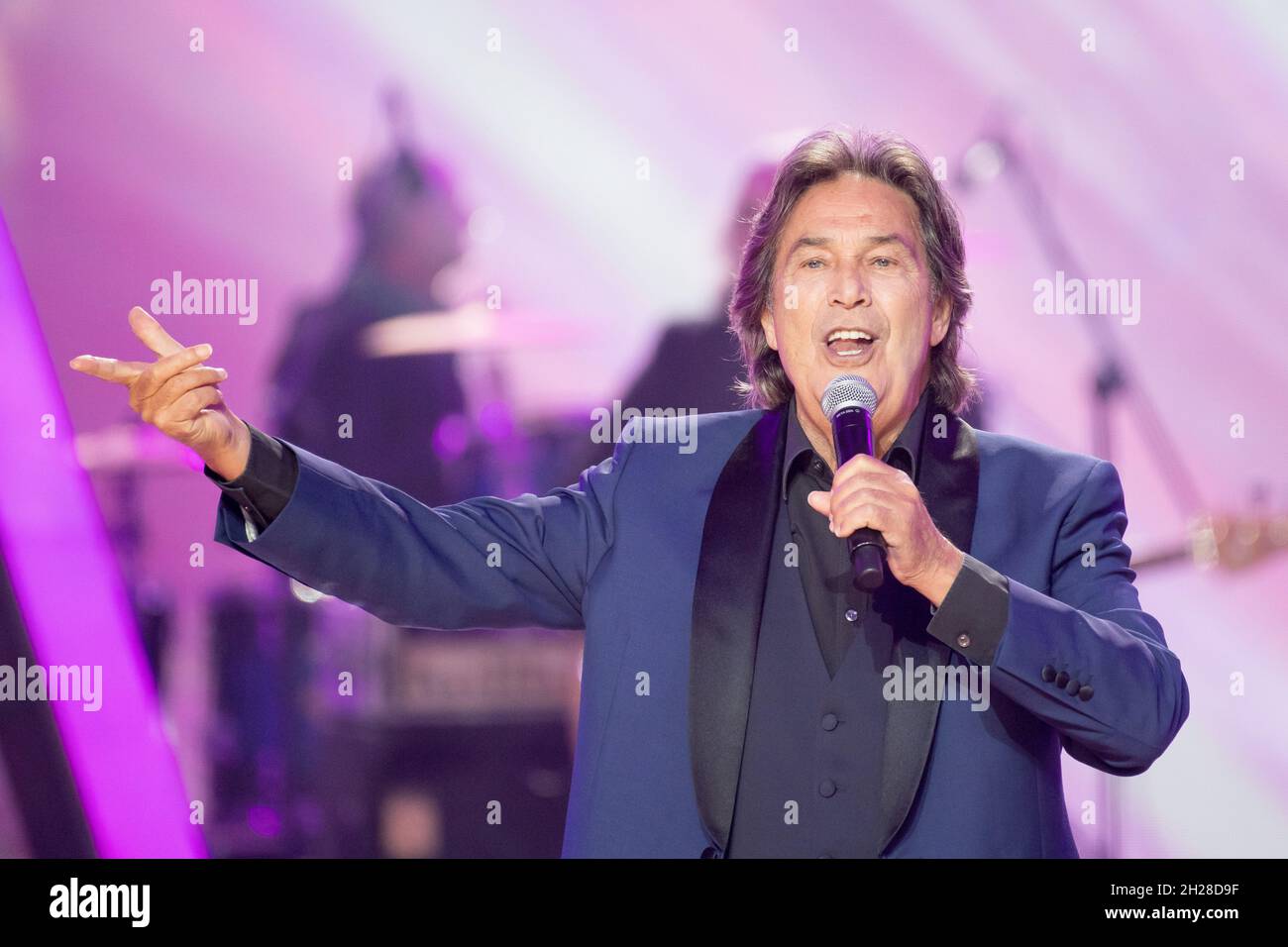 Angelo Sotgiu de Ricchi e Poveri en concert à Gdansk, Pologne.29 août 2021 © Wojciech Strozyk / Alamy stock photo Banque D'Images