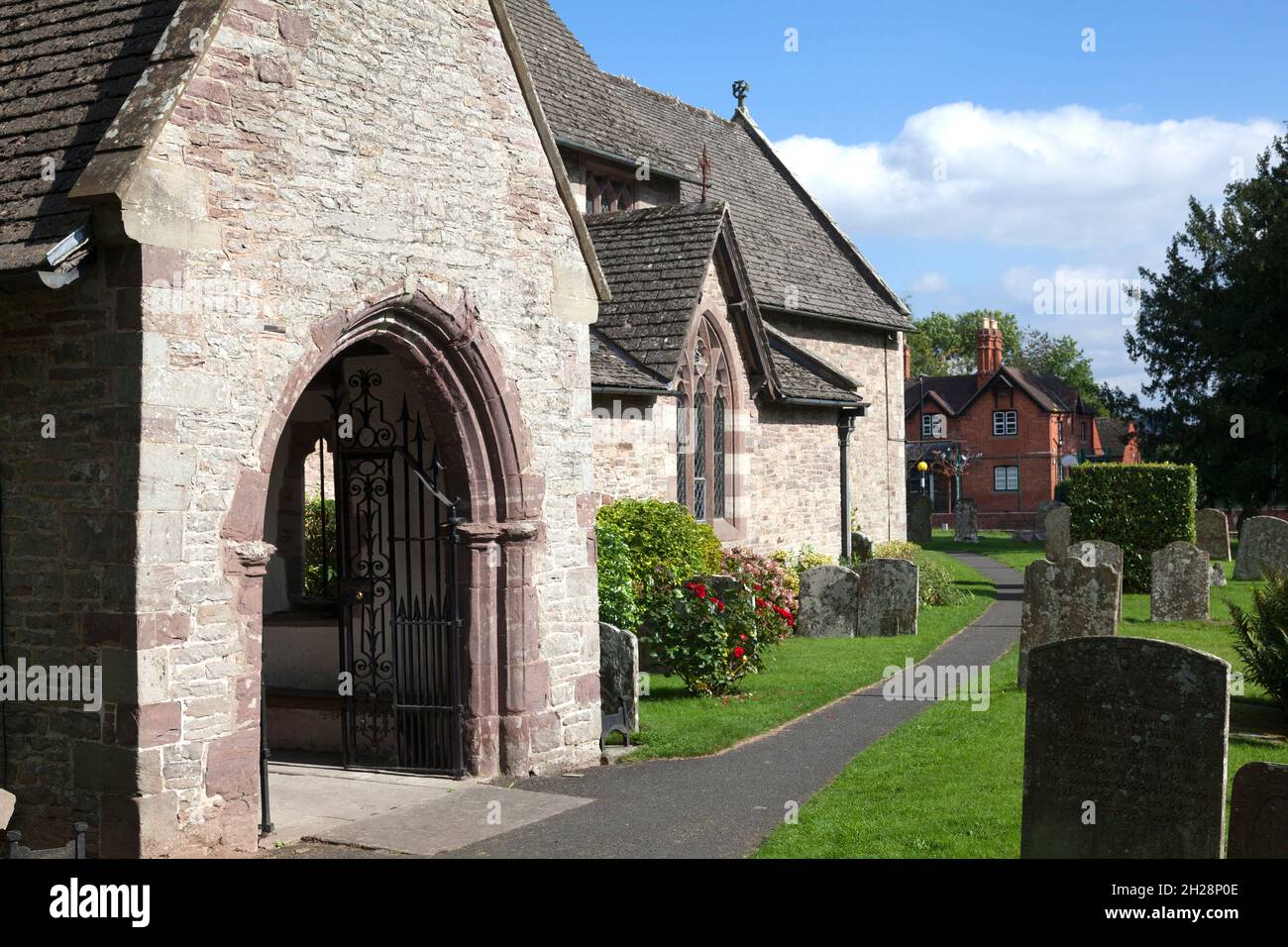 Église Sainte-Marie-Madeleine, Eardisley, Herefordshire Banque D'Images