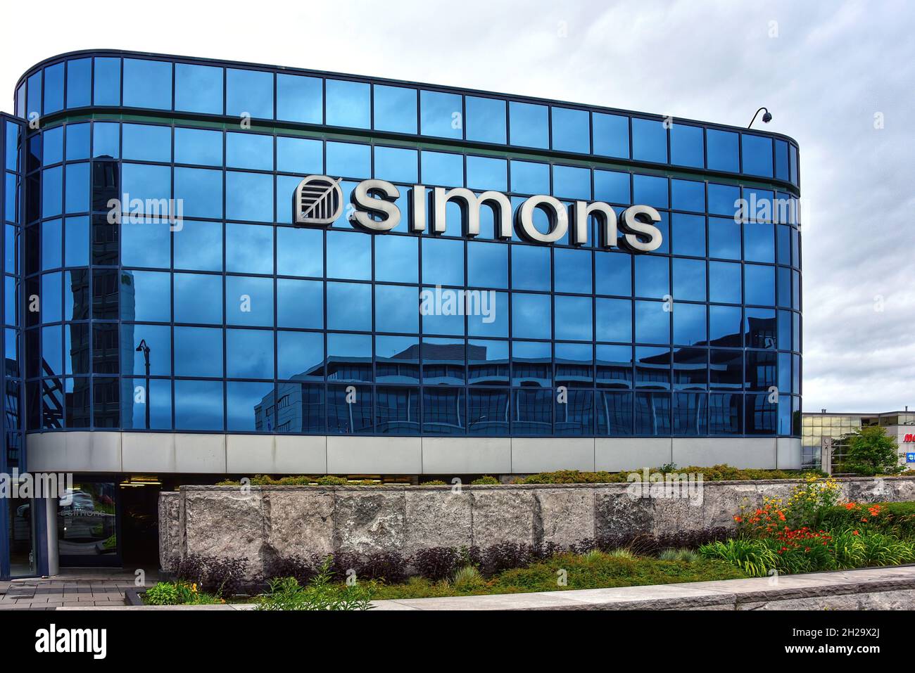 Québec, Canada - le 12 août 2019 : Simons, on BD Laurier, est une entreprise familiale fondée à Québec en 1840 à titre de marchand de produits secs Banque D'Images