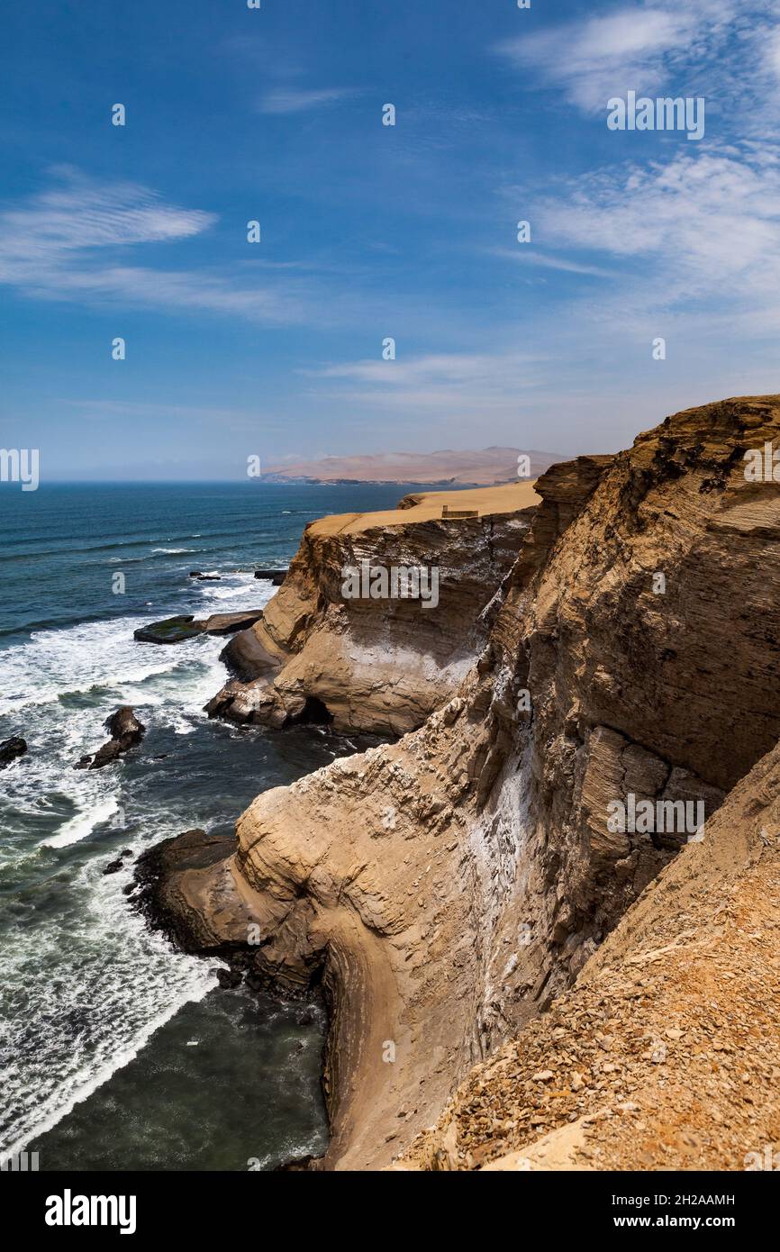 La Réserve nationale de Paracas Banque D'Images