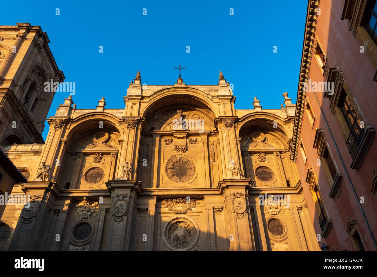 Cathédrale de Grenade en Andalousie, Espagne Banque D'Images