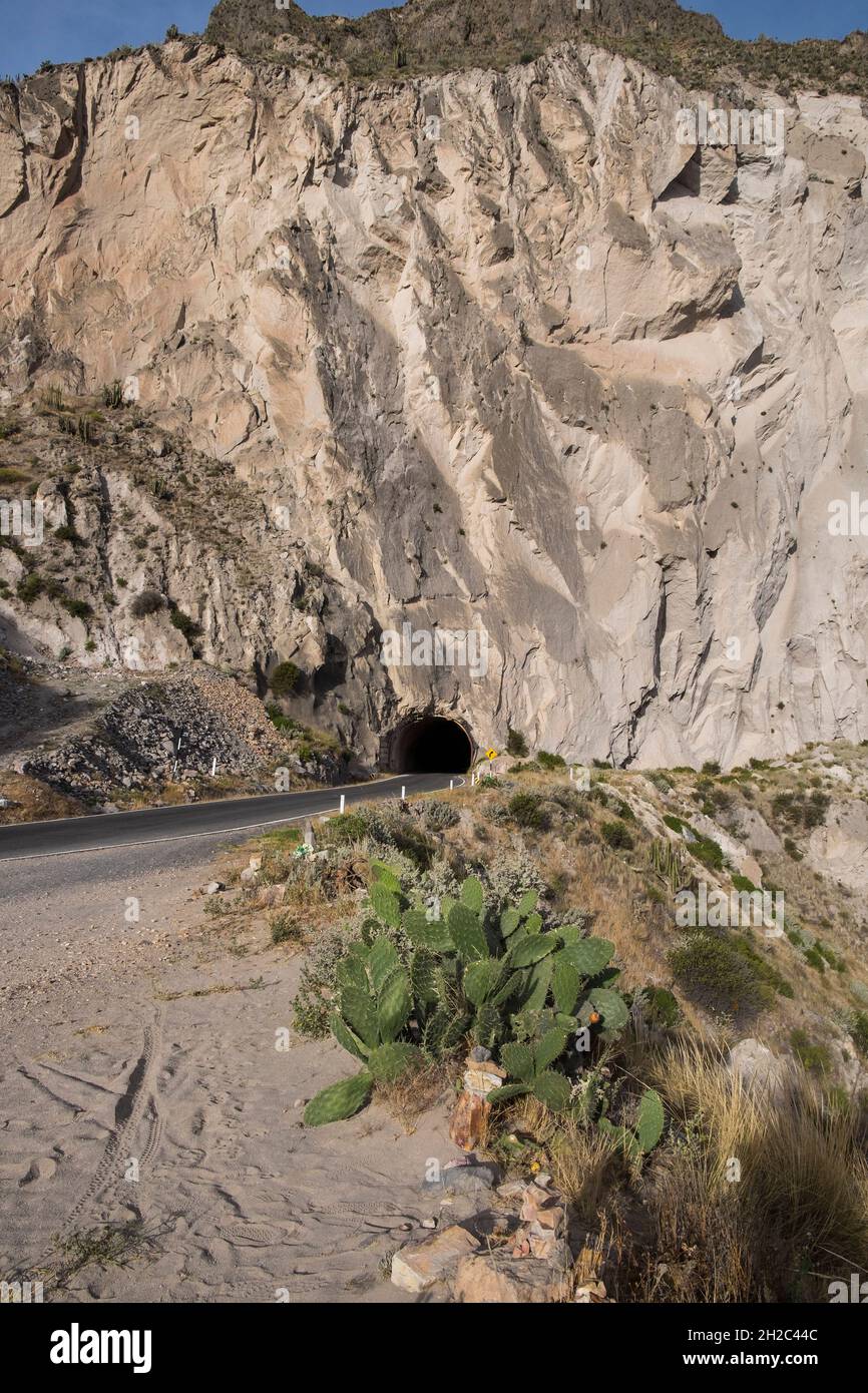Pérou, canyon de Colca Banque D'Images