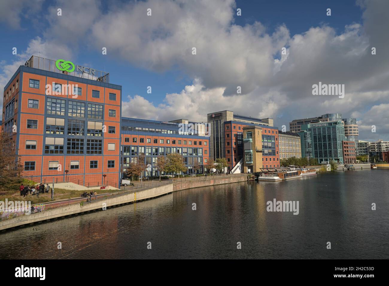 Gewerbepark, Spreebogen, Meierei Bolle, Alt-Moabit, Moabit, Berlin, Deutschland Banque D'Images