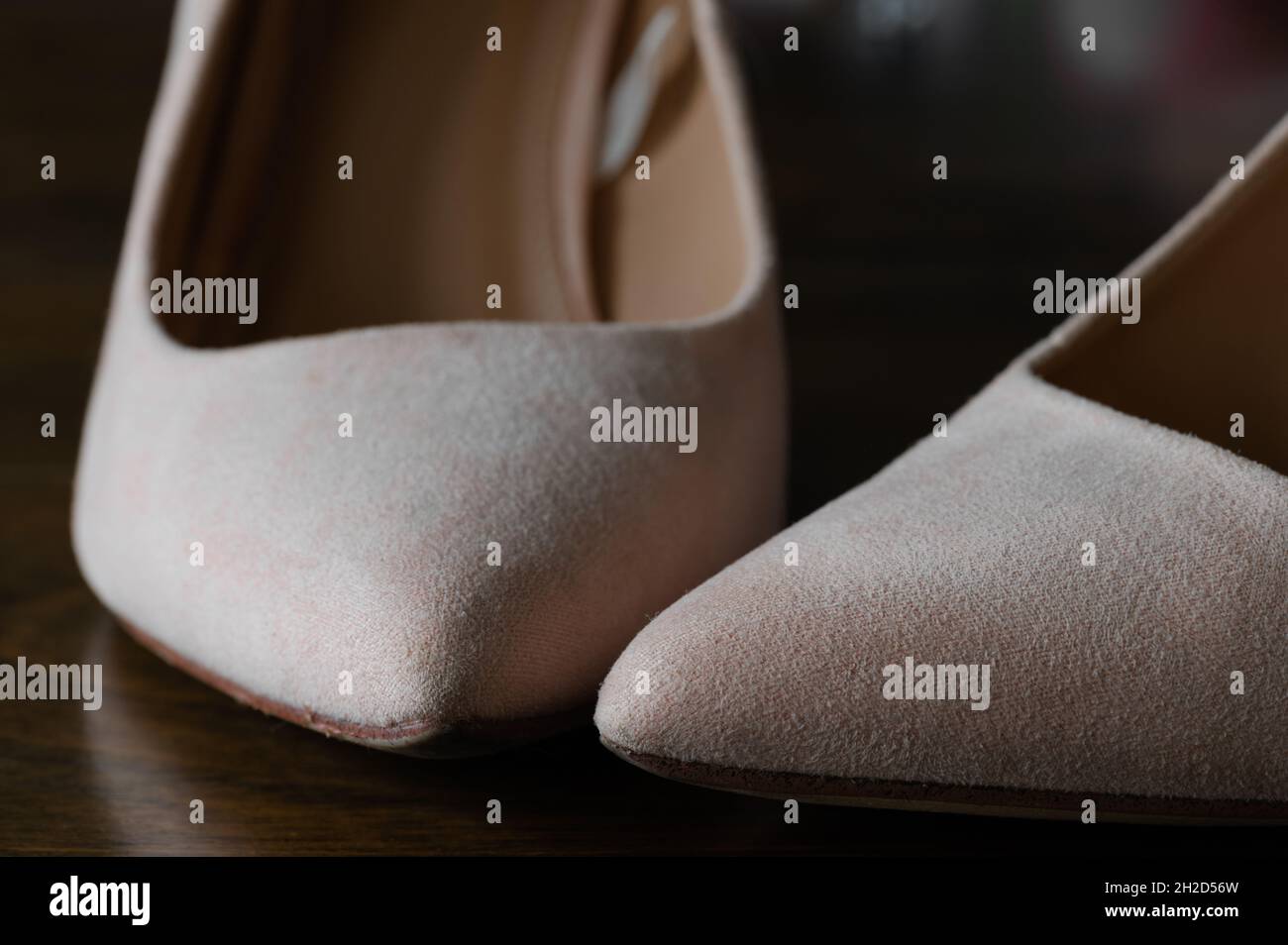 Gros plan sur les chaussures pour Femme Banque D'Images