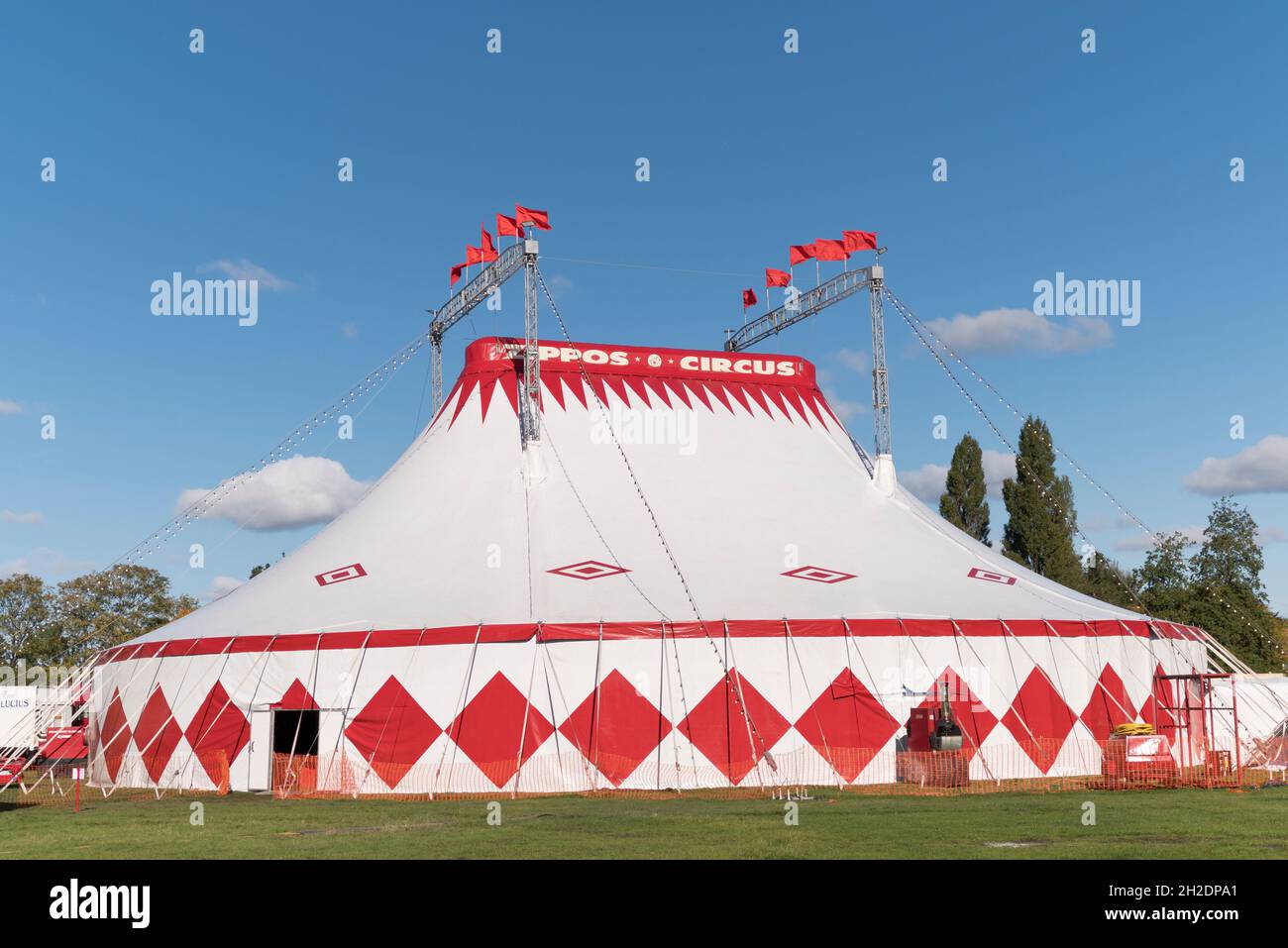 Vue de Zippo Voyager au Cirque d'Ashburton Park à Croydon Sud de Londres Angleterre Banque D'Images