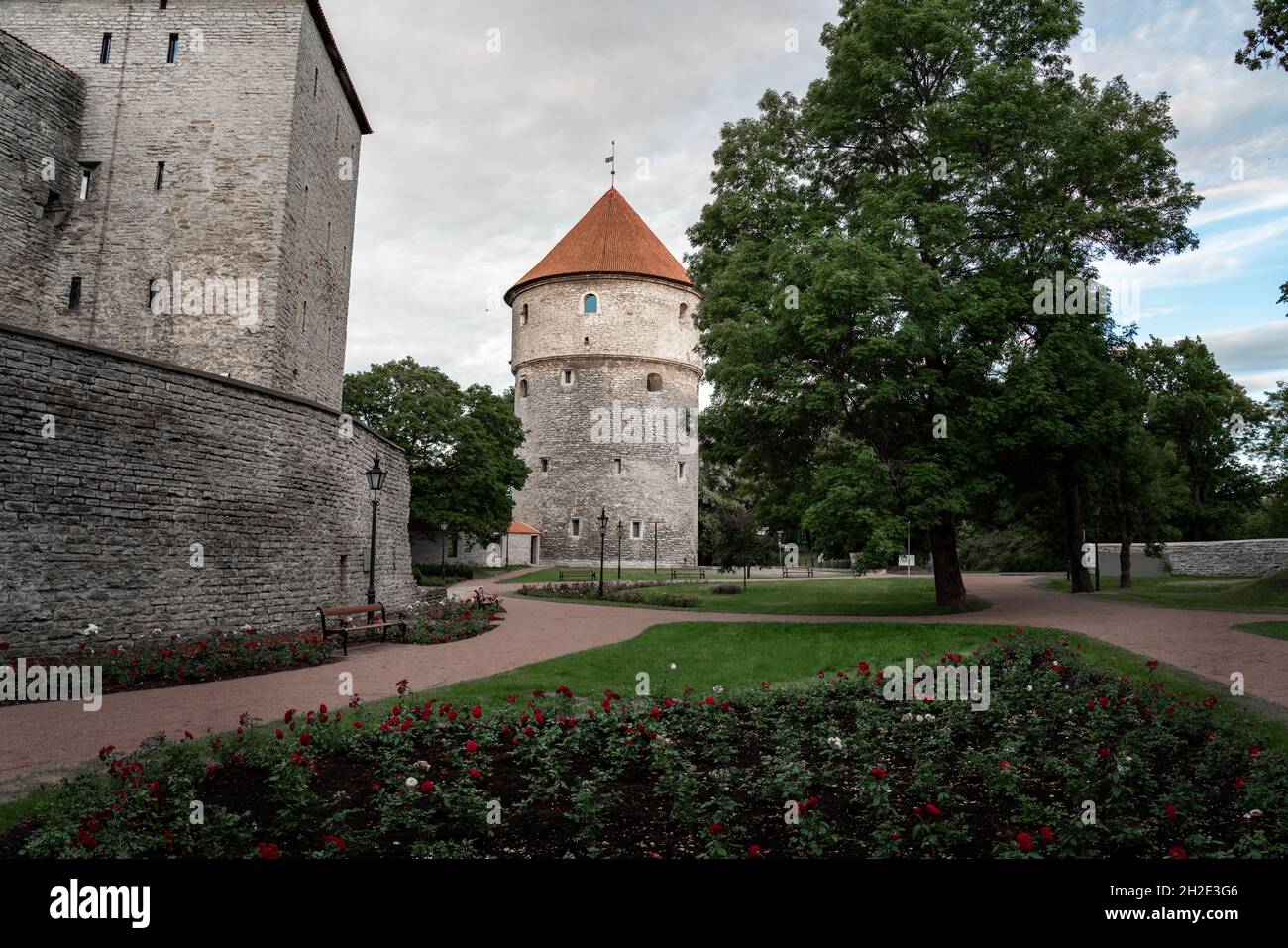Tour d'artillerie médiévale Kiek in de Kok - Tallinn, Estonie Banque D'Images