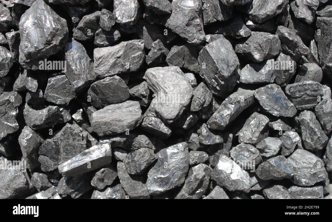 l'un des derniers charbons noirs d'antrazite de la mine d'ibbenbüren allemagne avant sa fermeture Banque D'Images