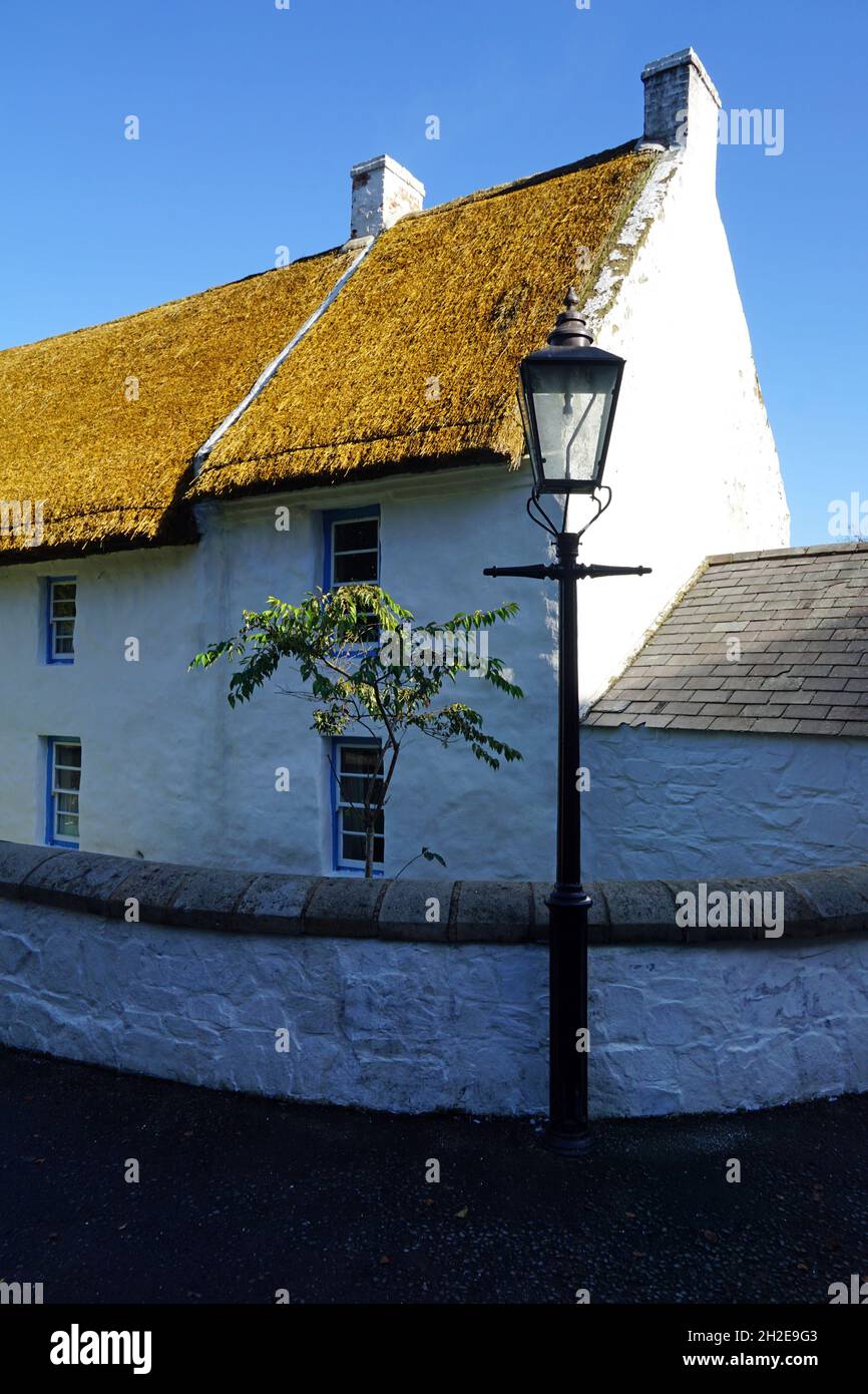 Le Vieux Rectory dans le Musée folklorique d'Ulster.Cultra, Comté en bas, Irlande du Nord 16.10.2019 Banque D'Images