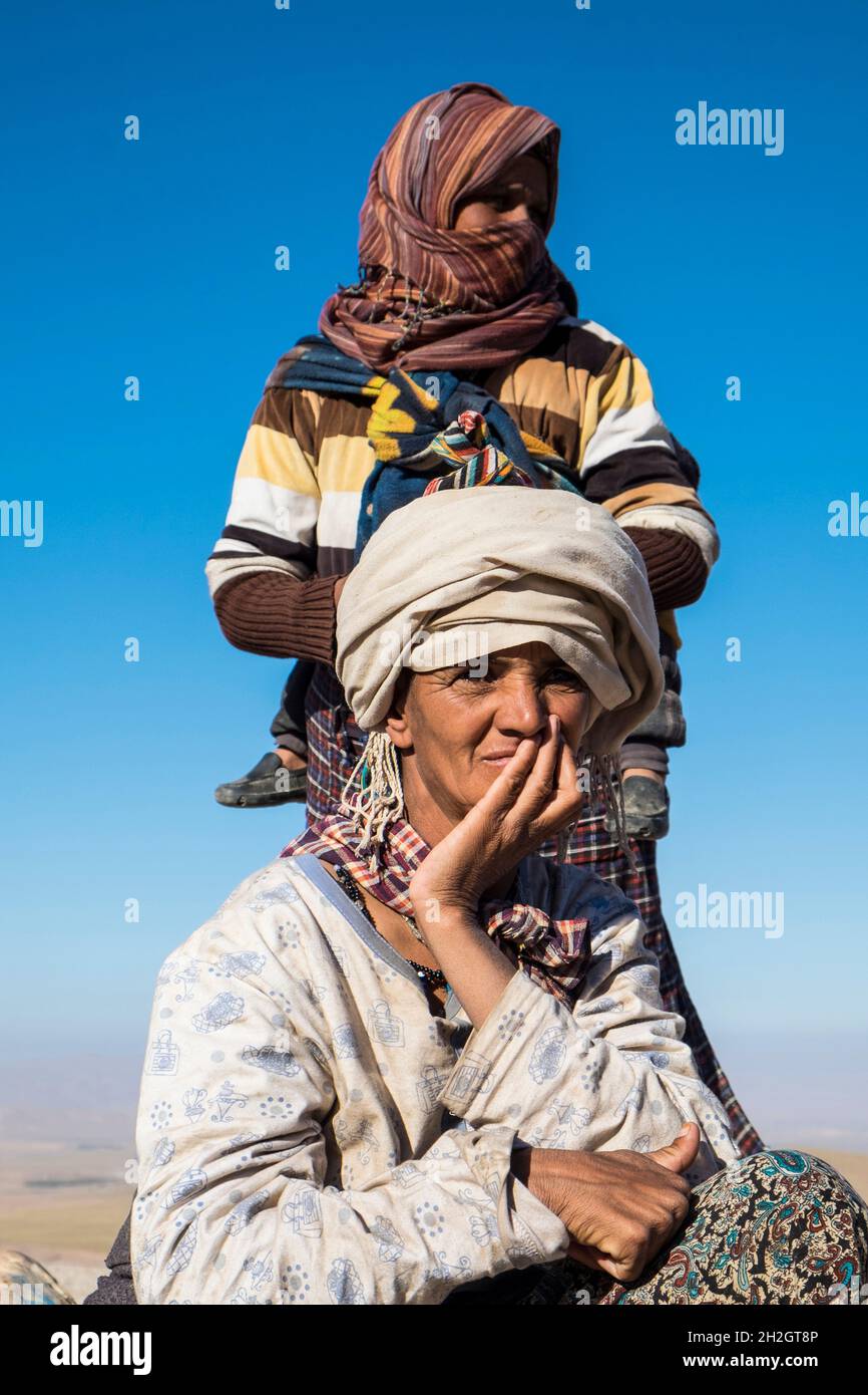Maroc, Atlas, berber femme Banque D'Images