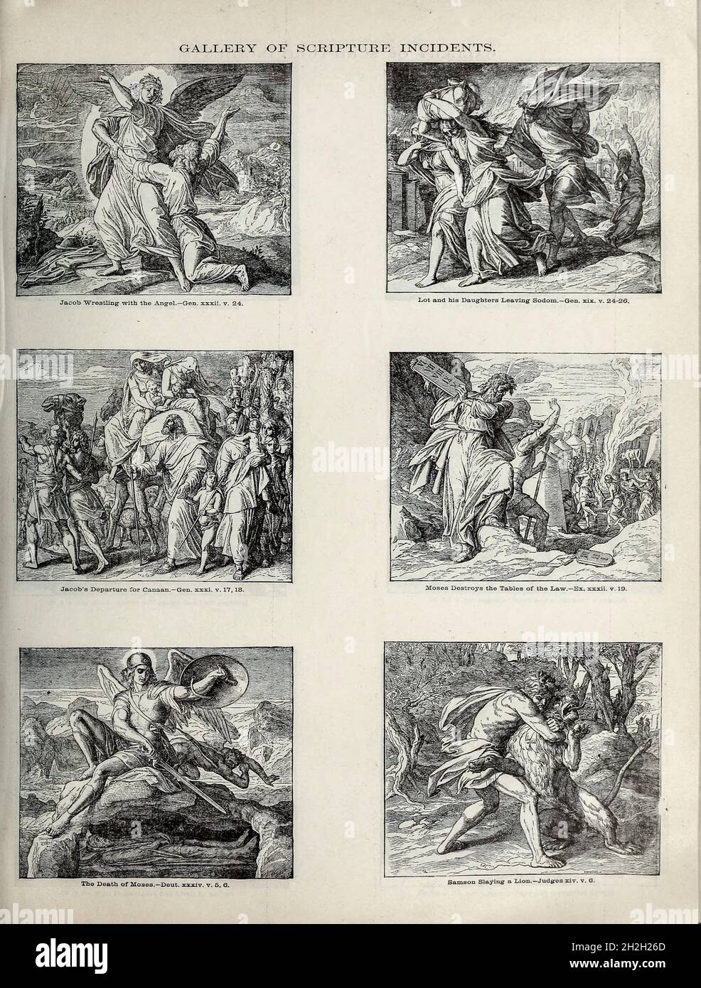 De la Bible de la famille doré contenant l'ancien et le Nouveau Testament, les Apocryphes ornés de gravures, d'illustrations et de la Galerie de la Bible de Dore.Publié à Philadelphie par William T. amies en 1883 Banque D'Images