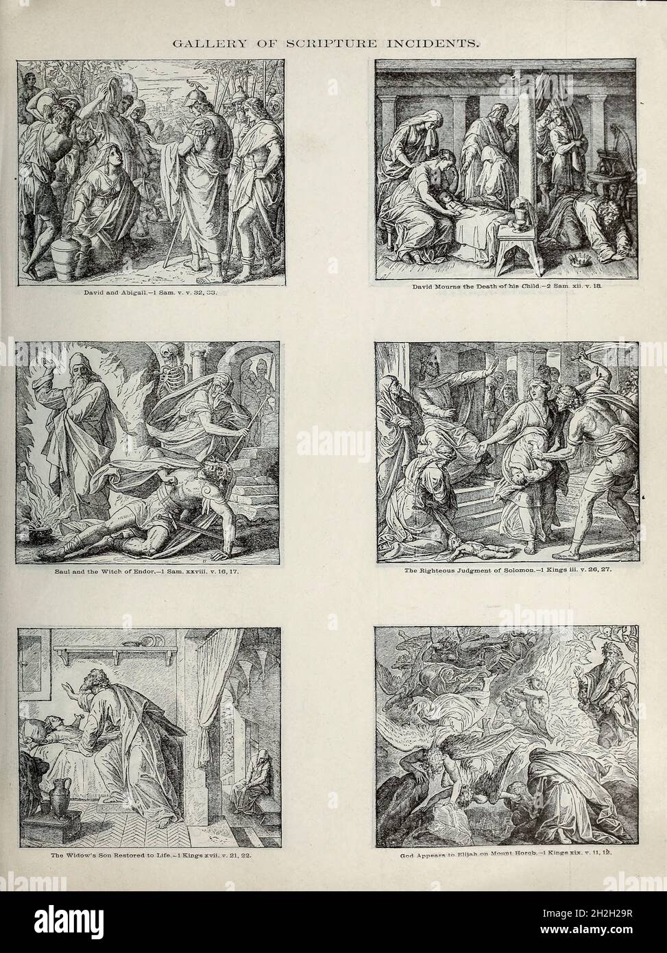 De la Bible de la famille doré contenant l'ancien et le Nouveau Testament, les Apocryphes ornés de gravures, d'illustrations et de la Galerie de la Bible de Dore.Publié à Philadelphie par William T. amies en 1883 Banque D'Images