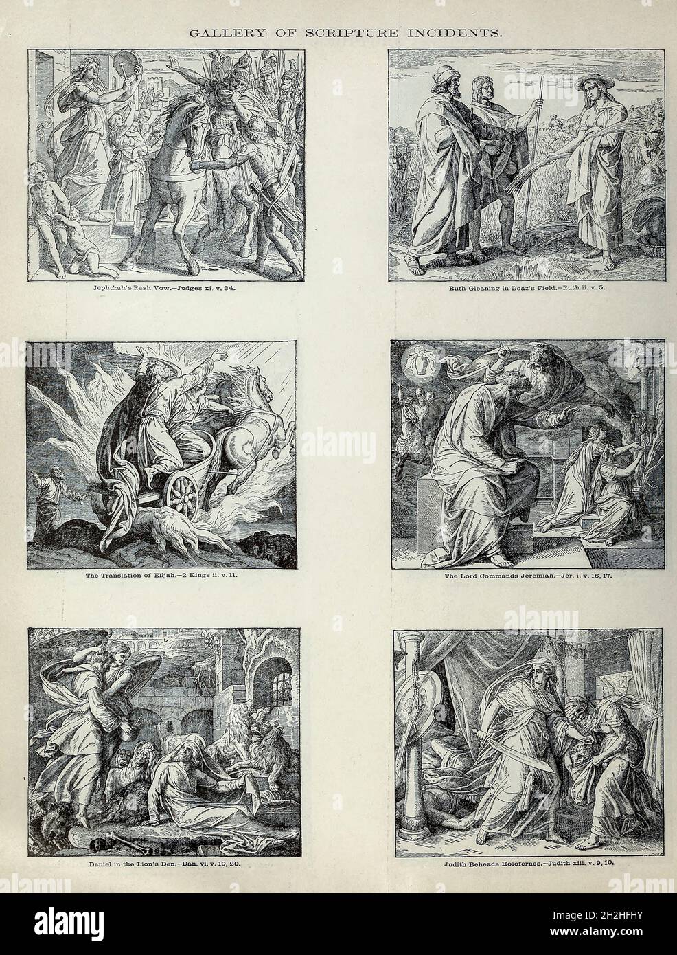 De la Bible de la famille doré contenant l'ancien et le Nouveau Testament, les Apocryphes ornés de gravures, d'illustrations et de la Galerie de la Bible de Dore.Publié à Philadelphie par William T. amies en 1883 Banque D'Images