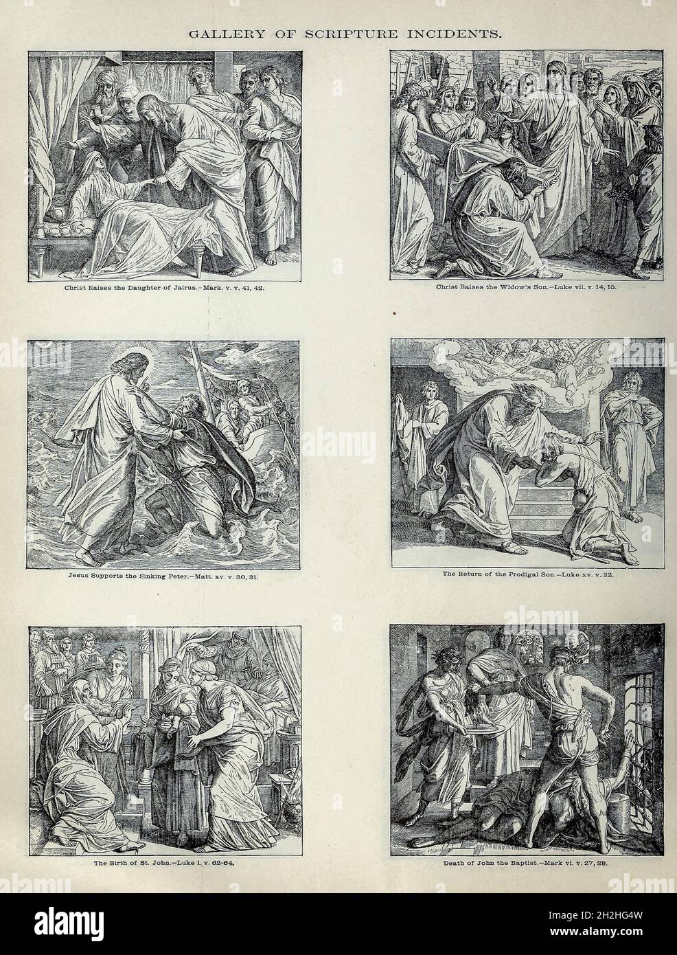 De la Bible de la famille doré contenant l'ancien et le Nouveau Testament, les Apocryphes ornés de gravures, d'illustrations et de la Galerie de la Bible de Dore.Publié à Philadelphie par William T. amies en 1883 Banque D'Images