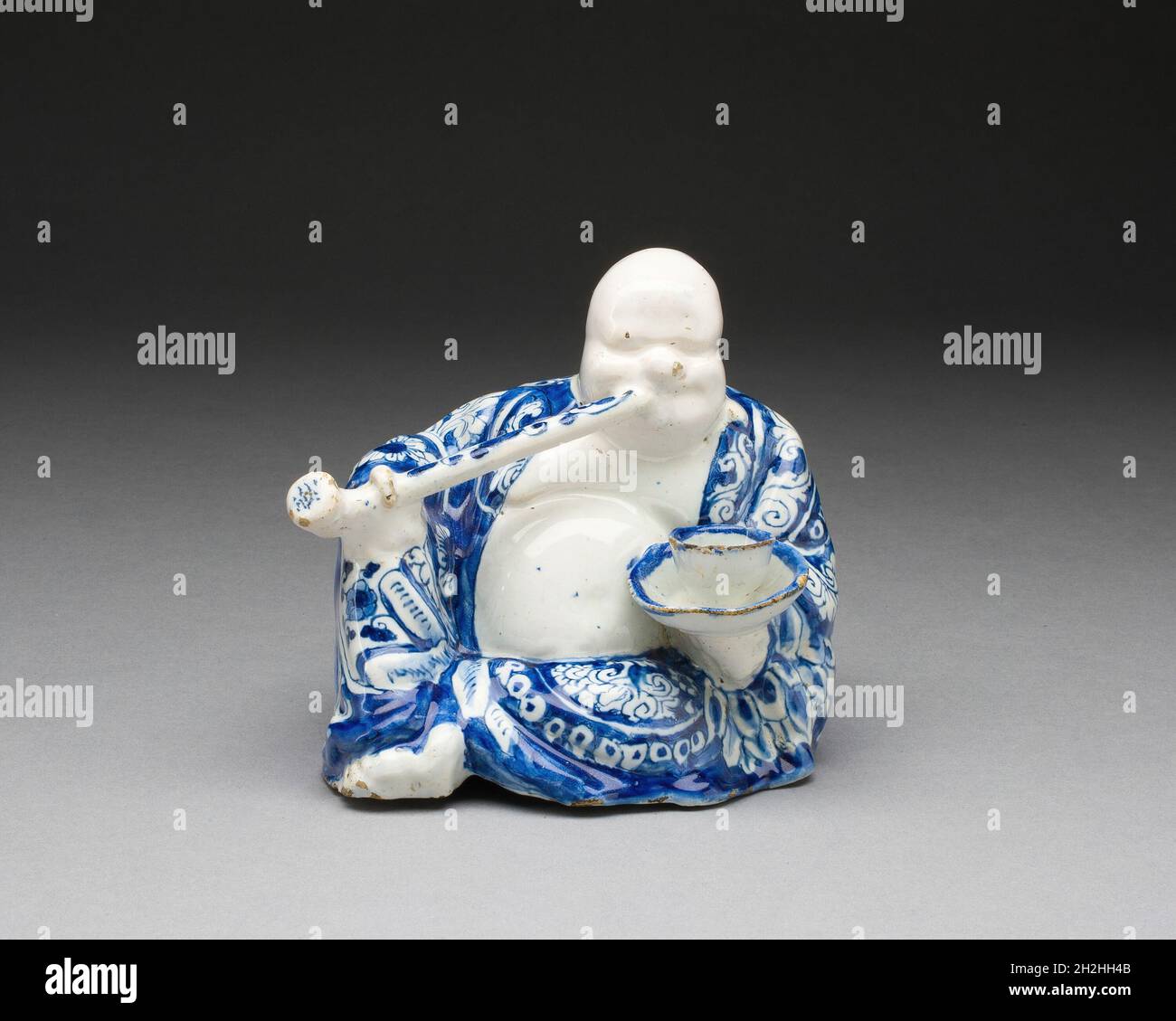 Figure d'un moine bouddhiste (Budai Hoshang), Delft, c.1690/1700. Banque D'Images