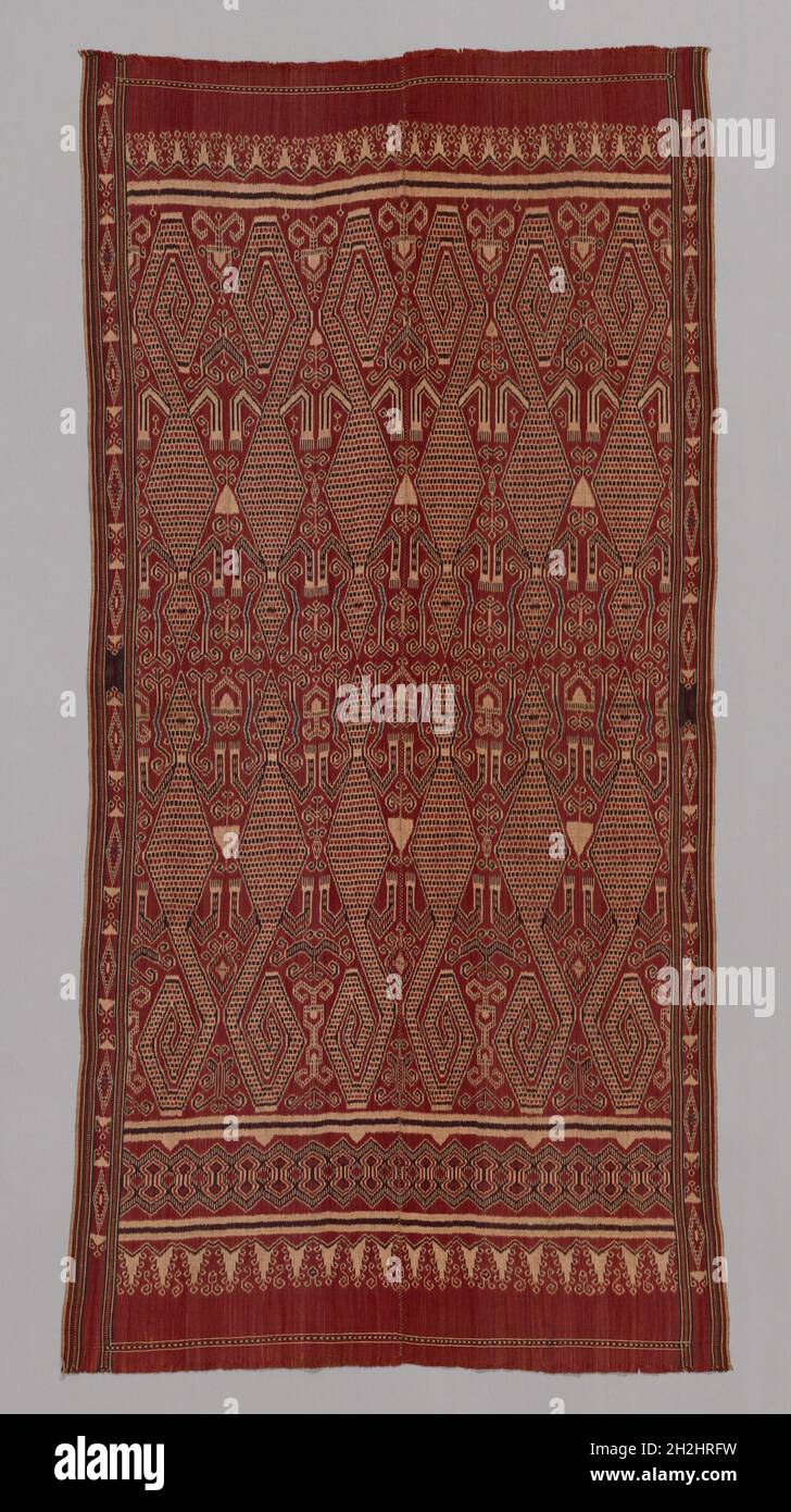 Tissu de cérémonie (Pua kombu), Malaisie, . Banque D'Images