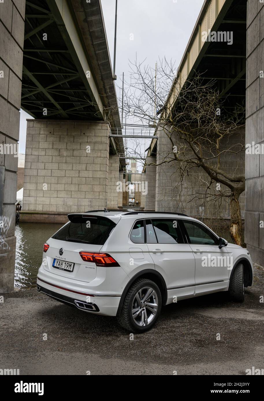 VW Tiguan eHybrid photo Anders Wiklund / TT code 10040 Banque D'Images