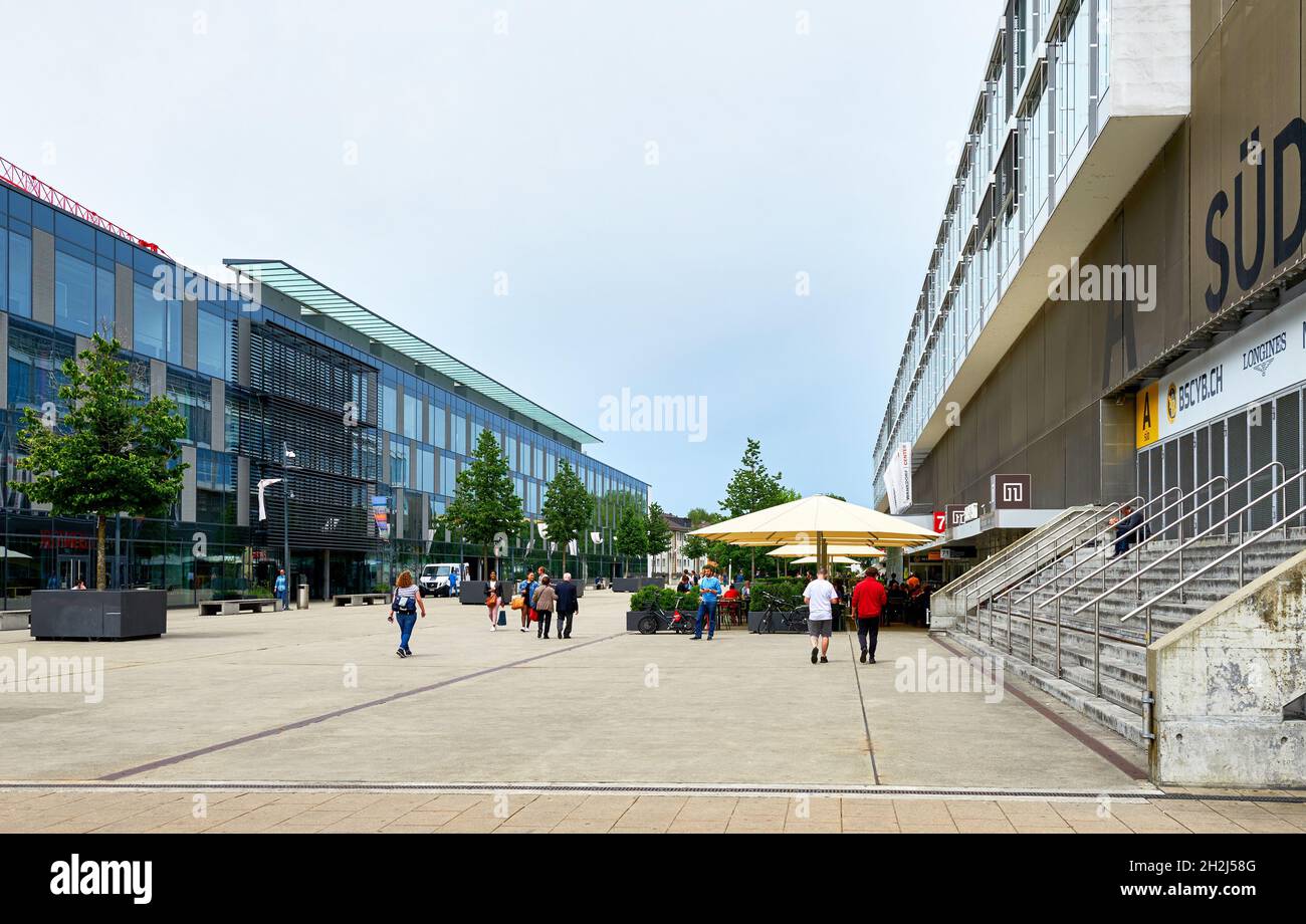 Stade de Suisse - arène officielle du FC Young Boys Banque D'Images