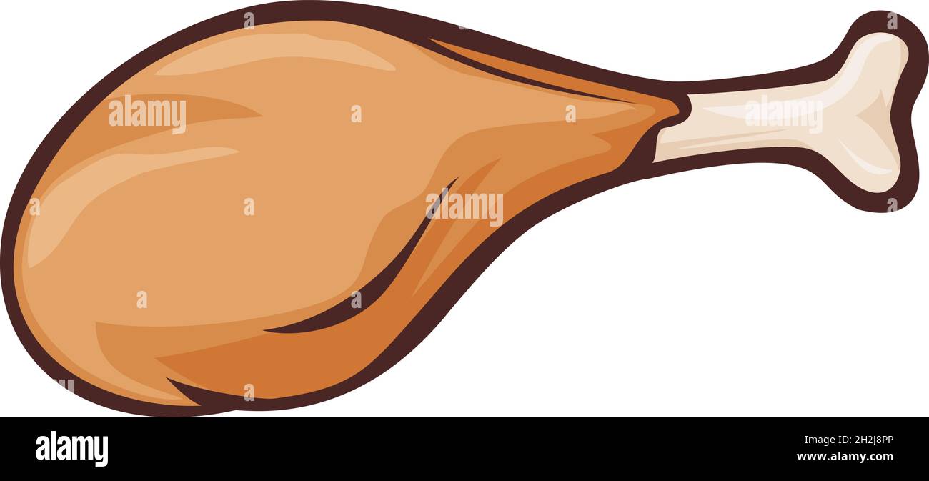 Illustration vectorielle de pilon de poulet Illustration de Vecteur