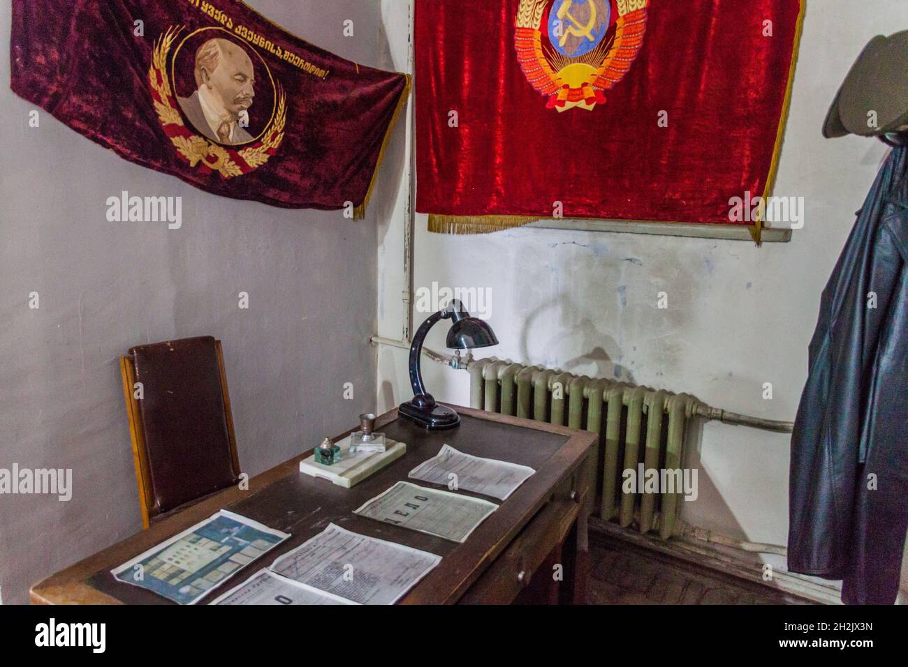 GORI, GÉORGIE - 15 JUILLET 2017 : intérieur du musée Staline dans la ville de Gori, Géorgie. Banque D'Images