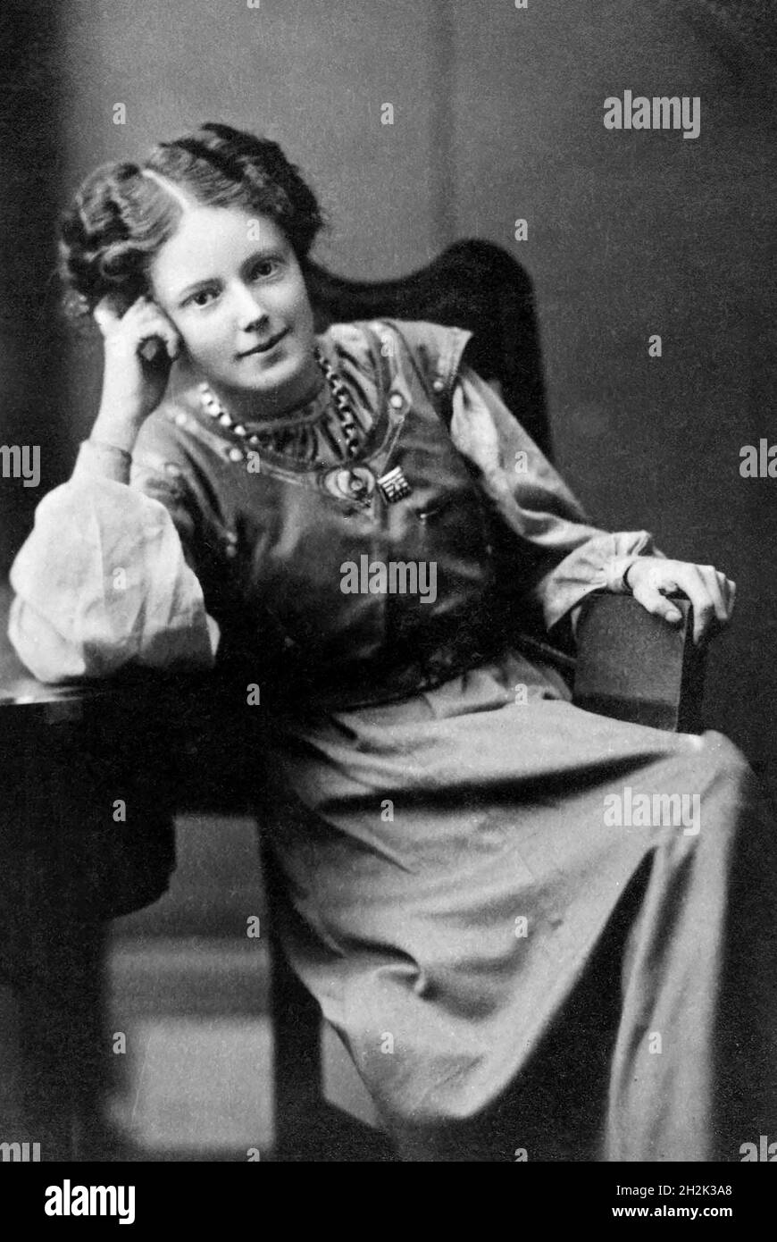 Suffragettes.Photographie de Mary Gawthorpe (1881-1973), 1909 Banque D'Images