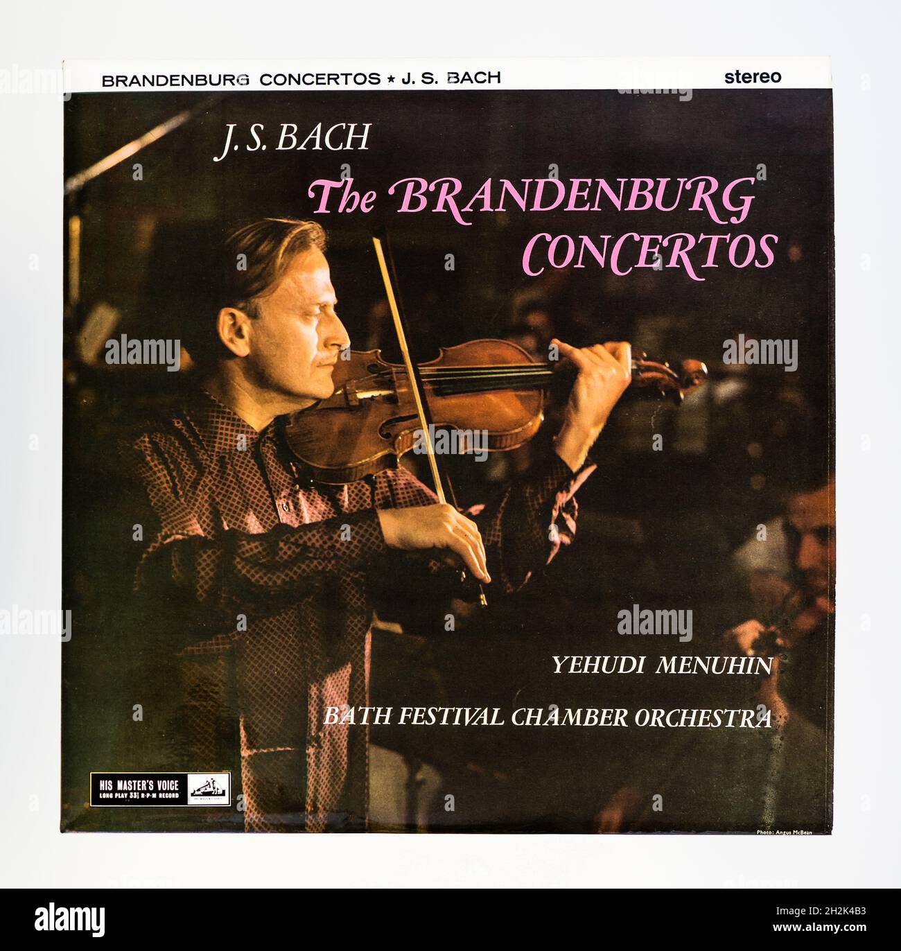 Souvenirs d'EMI - Yehudi Menuhin disque vinyle. Banque D'Images