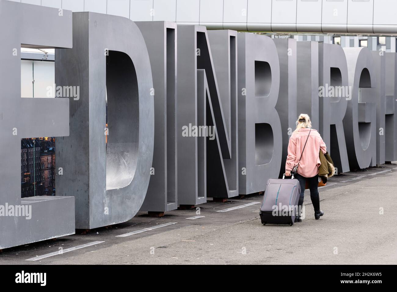 Photos de l'aéroport d'Édimbourg Banque D'Images