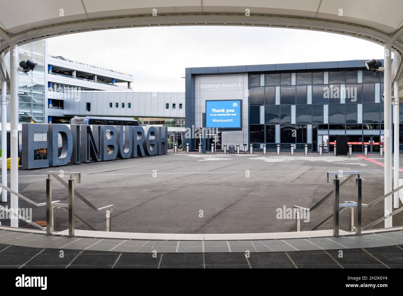 Photos de l'aéroport d'Édimbourg Banque D'Images