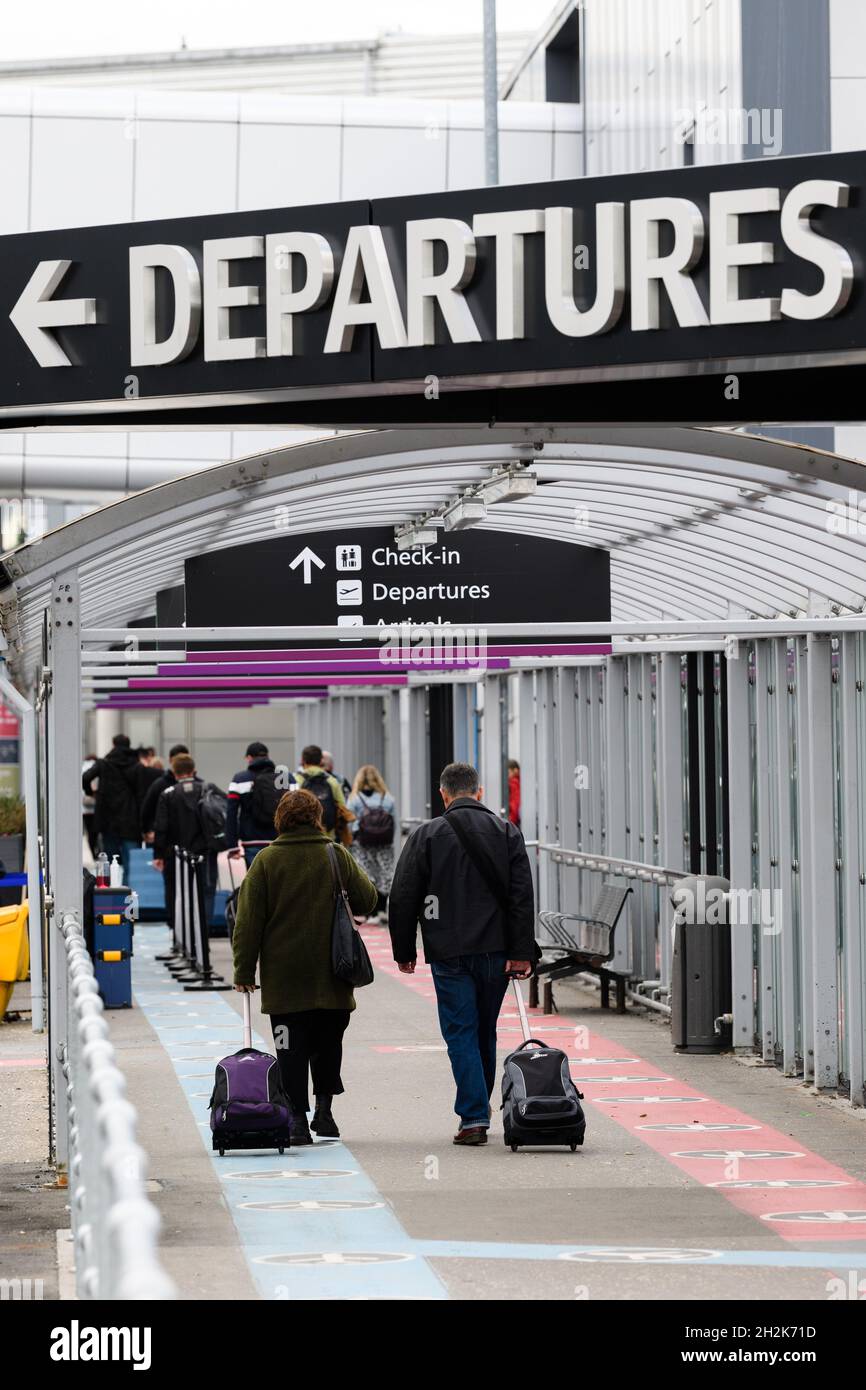 Photos de l'aéroport d'Édimbourg Banque D'Images