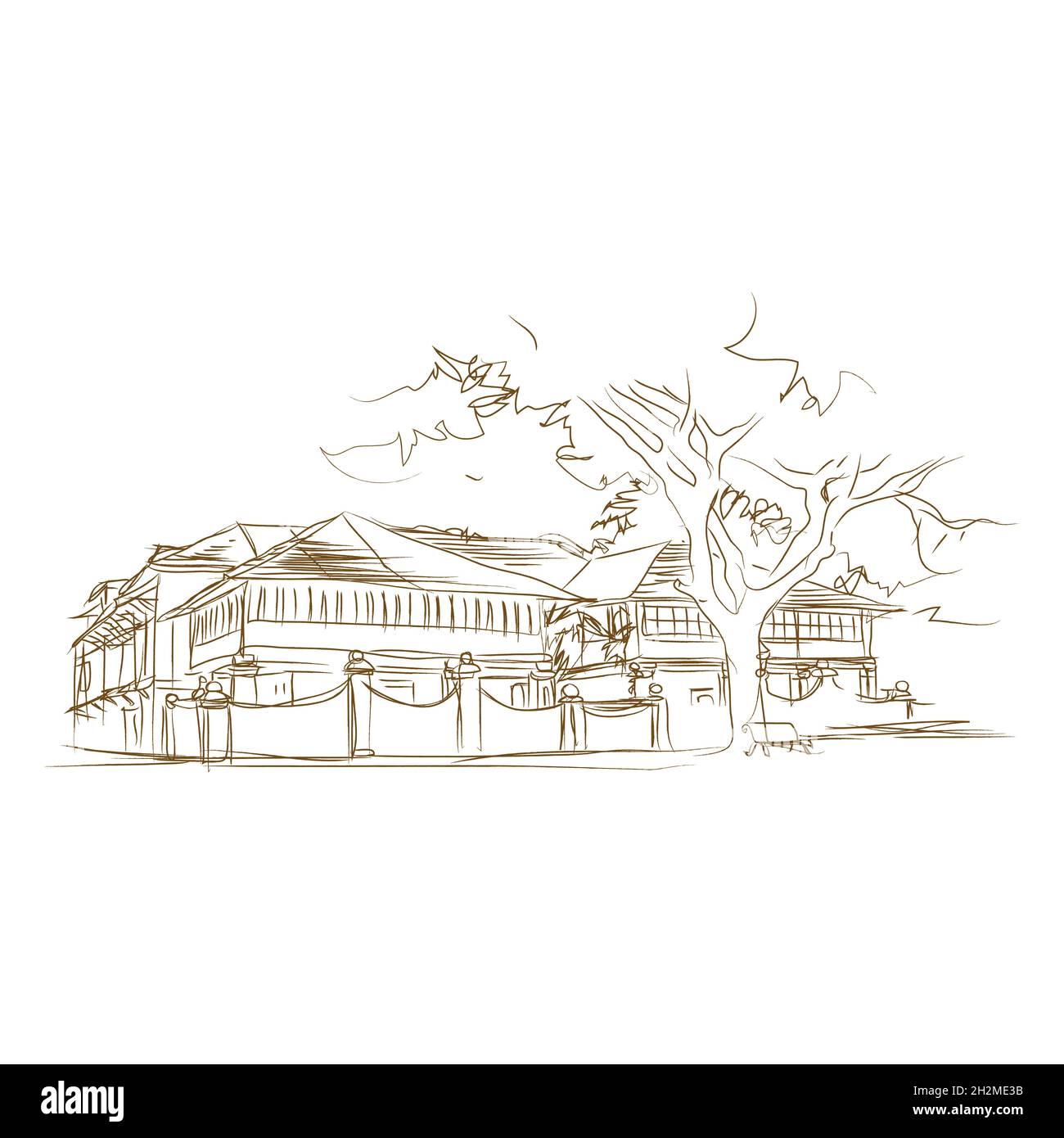 Illustrations de Cochin Banque D'Images