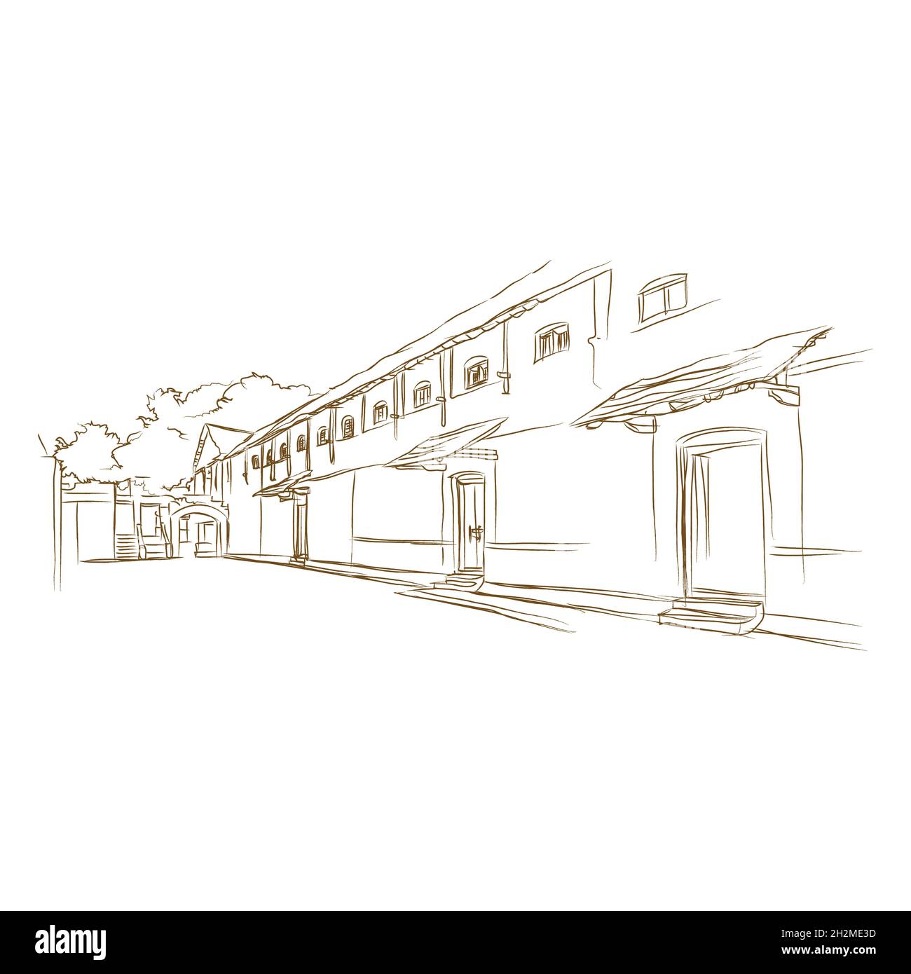Illustrations de Cochin Banque D'Images