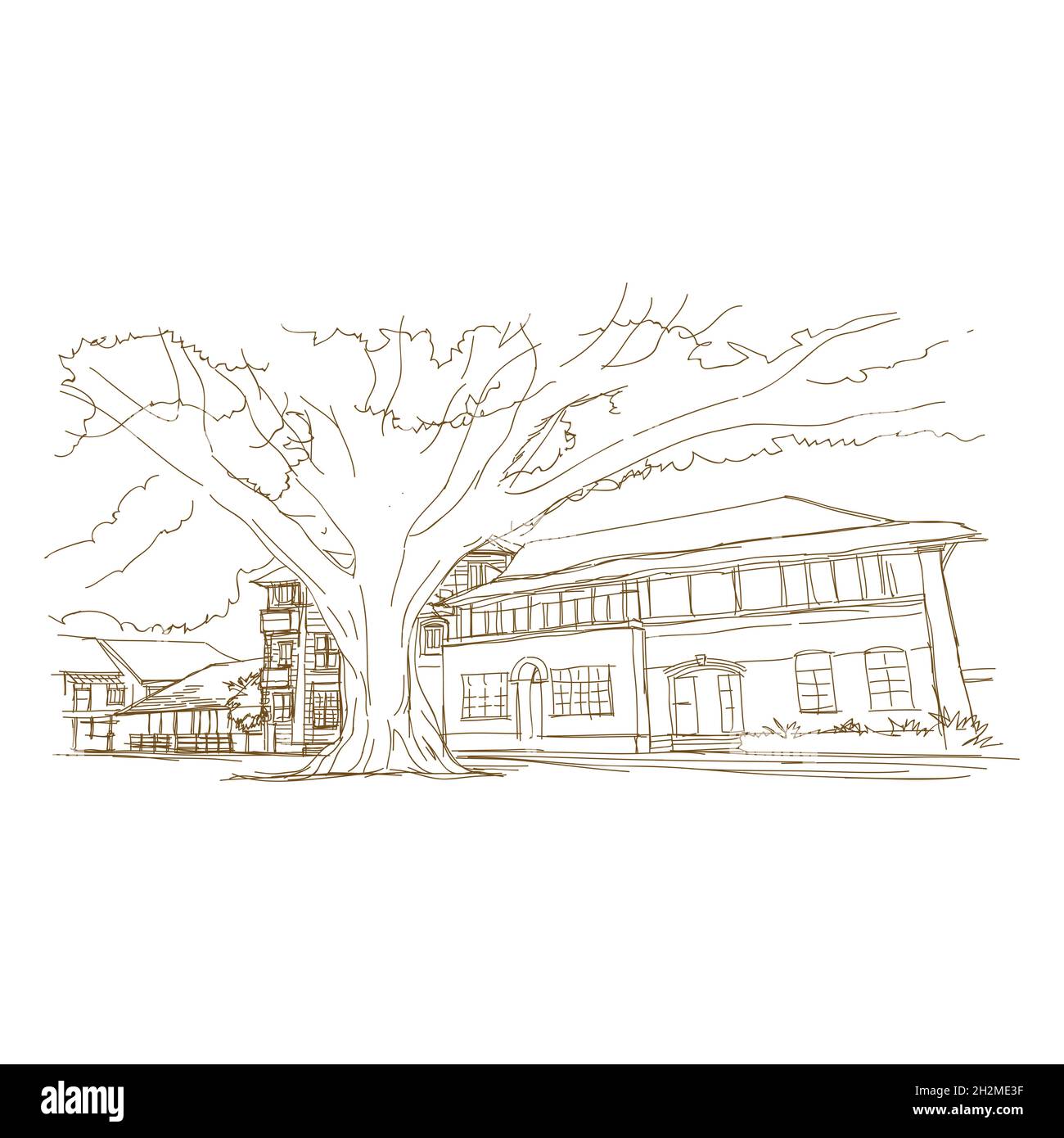 Illustrations de Cochin Banque D'Images