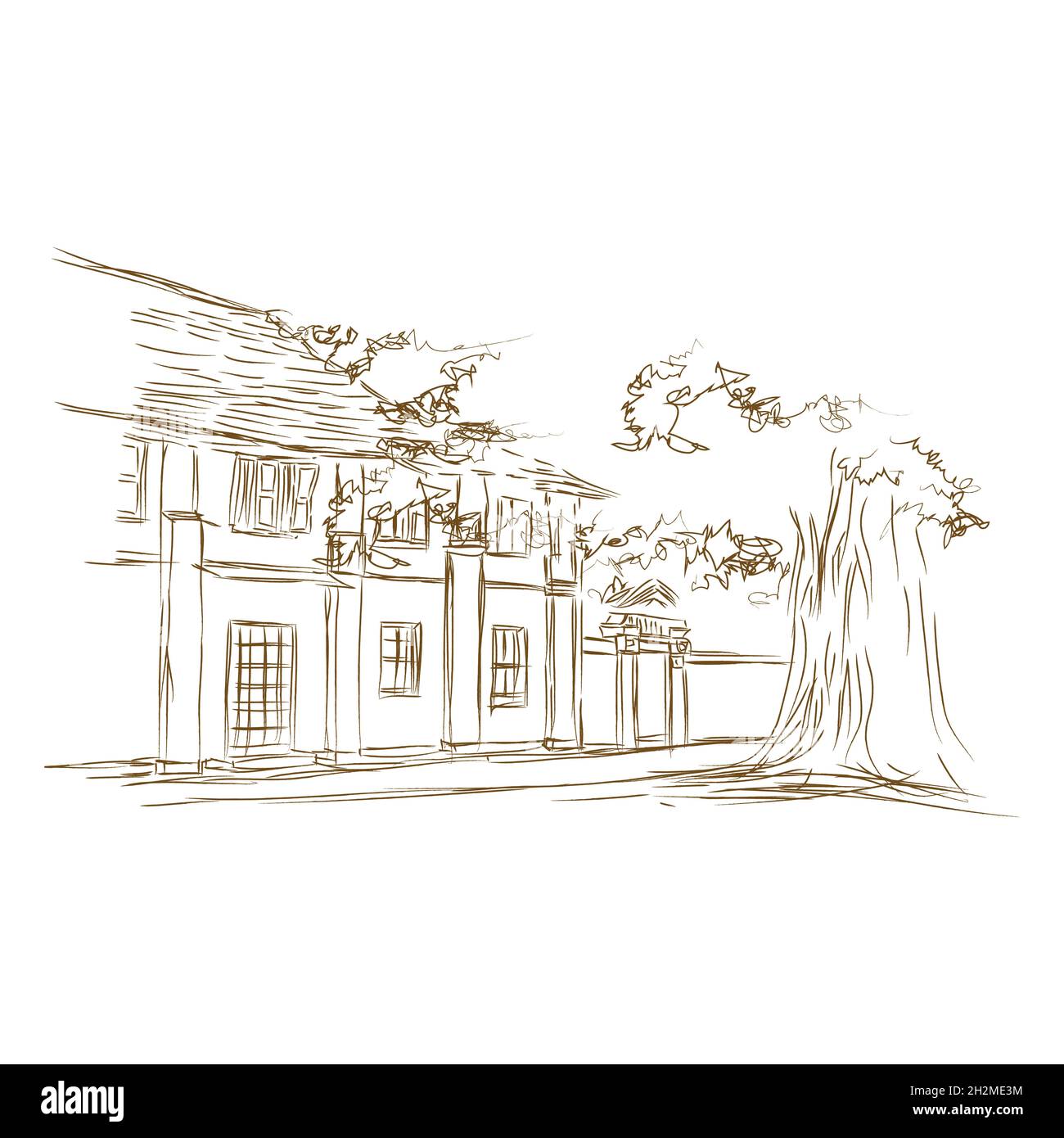 Illustrations de Cochin Banque D'Images