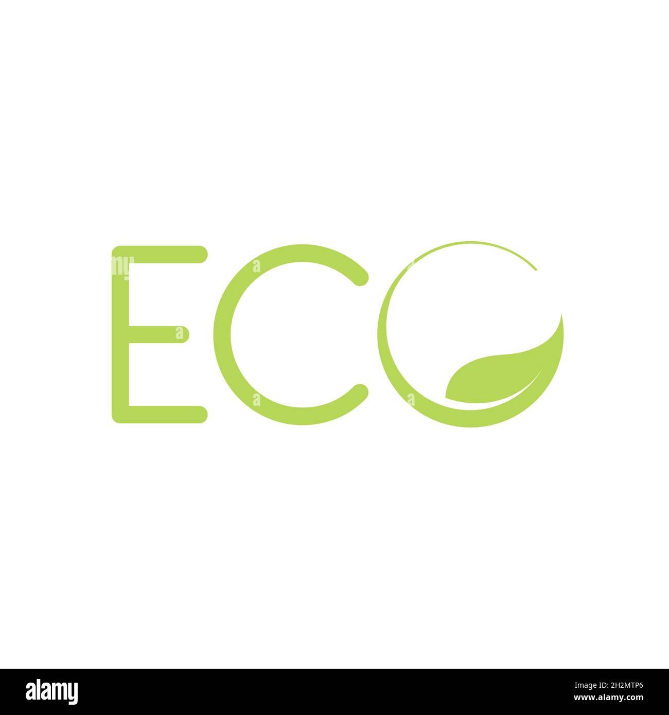 Design vectoriel du logo ECO LIFE. Illustration de Vecteur