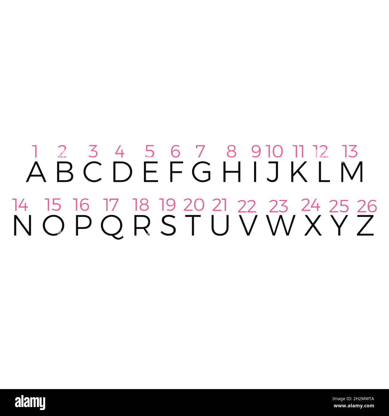 A à Z toutes les lettres dessin vectoriel. Illustration de Vecteur