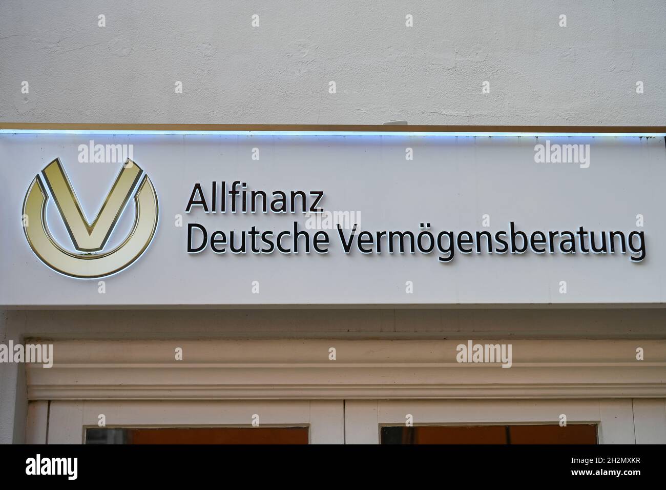 Filiale Allfinanz Deutsche Vermögensberatung, Eschwege, Hessen, Deutschland Banque D'Images