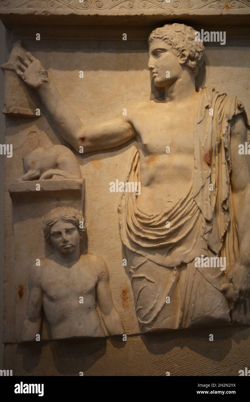 Art grec de la frise Banque D'Images