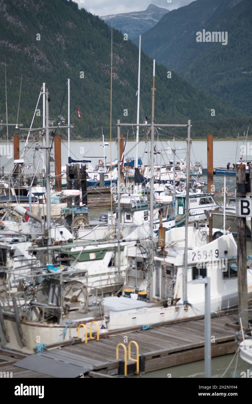 Port de Bella Coola Banque D'Images