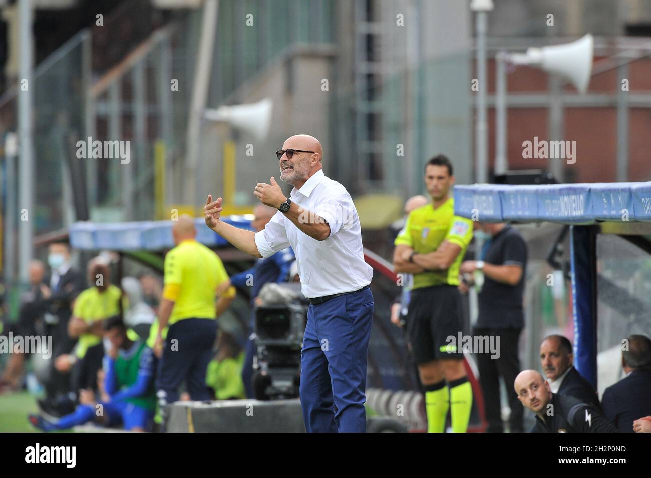 joueur de Salernitana, pendant le match de la série italienne Un championnat entre Salernitana vs Empoli résultat final , match joué au stade Aerechi à Salerno.Salerno, Italie, 23 octobre 2021.(Photo par Vincenzo Izzo/Sipa USA) Banque D'Images