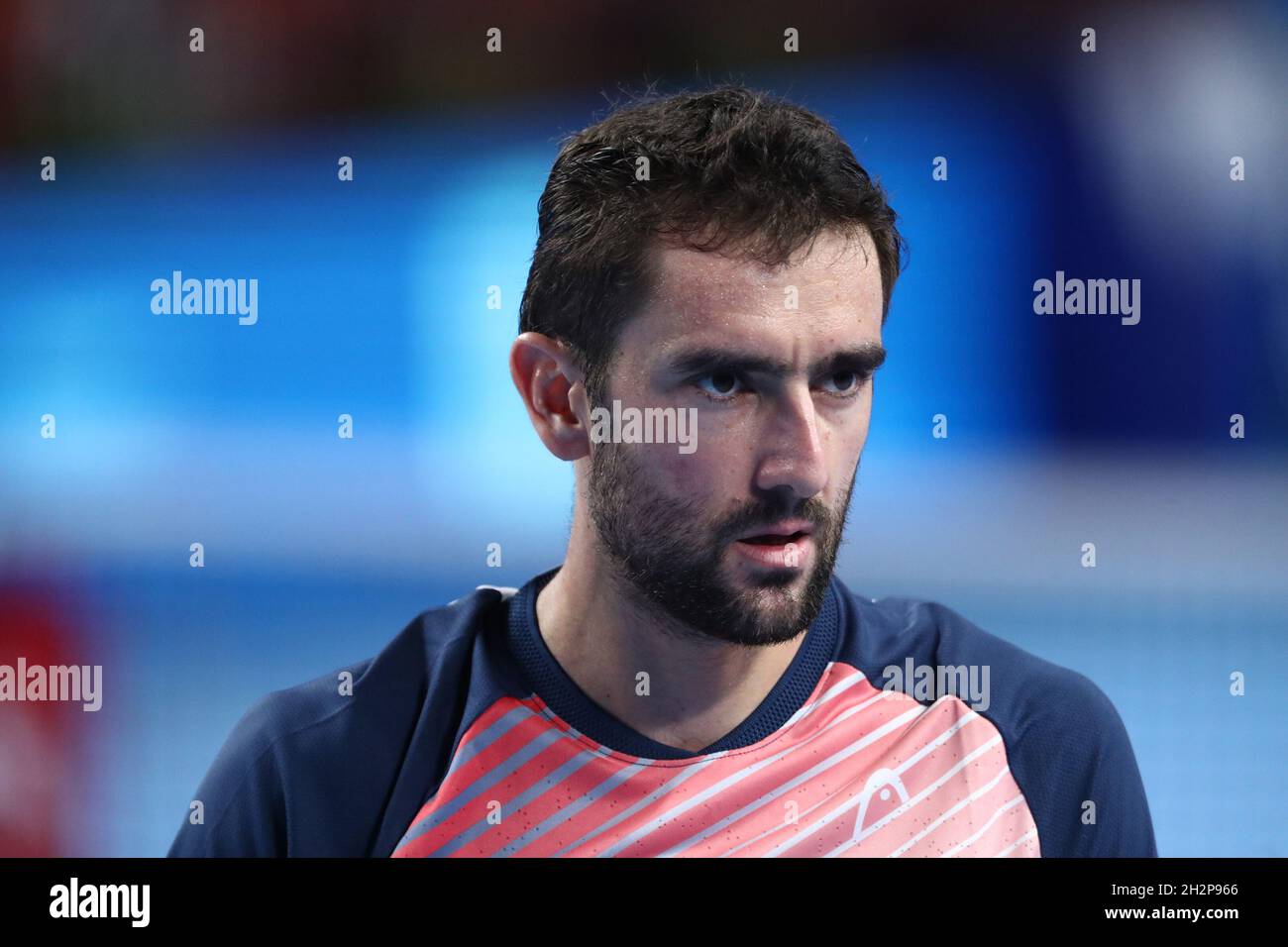 Marin Cilic lors de la VTB Kremlin Cup 2021 au Palais de gymnastique Irina Viner-Usmanova à MOSCOU, - OCTOBRE 23: (Photo d'Anatoliy Medved) Banque D'Images