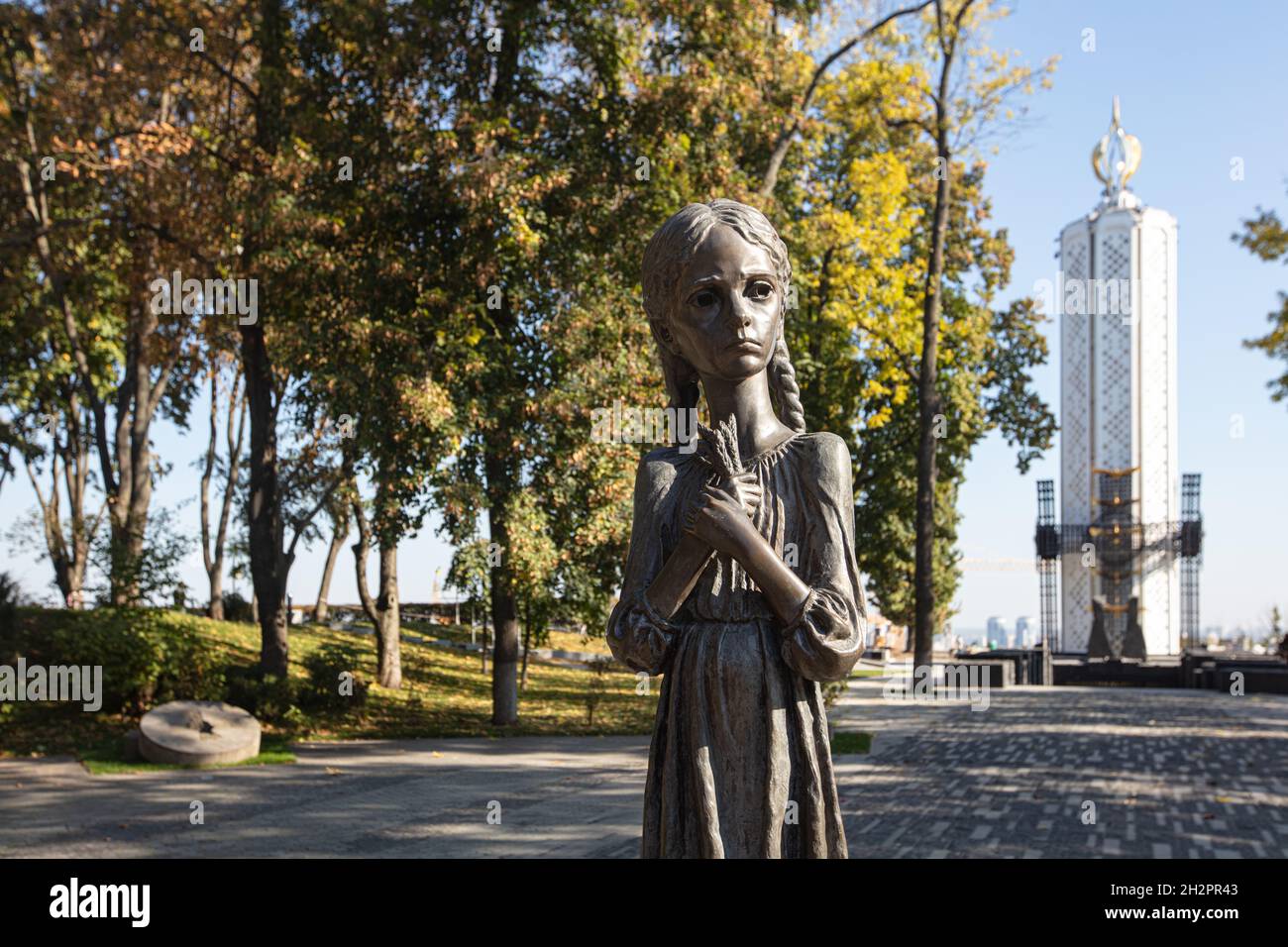 Kiev, Ukraine - 6 octobre 2021: Holodomor victimes Memorial Complex en Ukraine. Banque D'Images